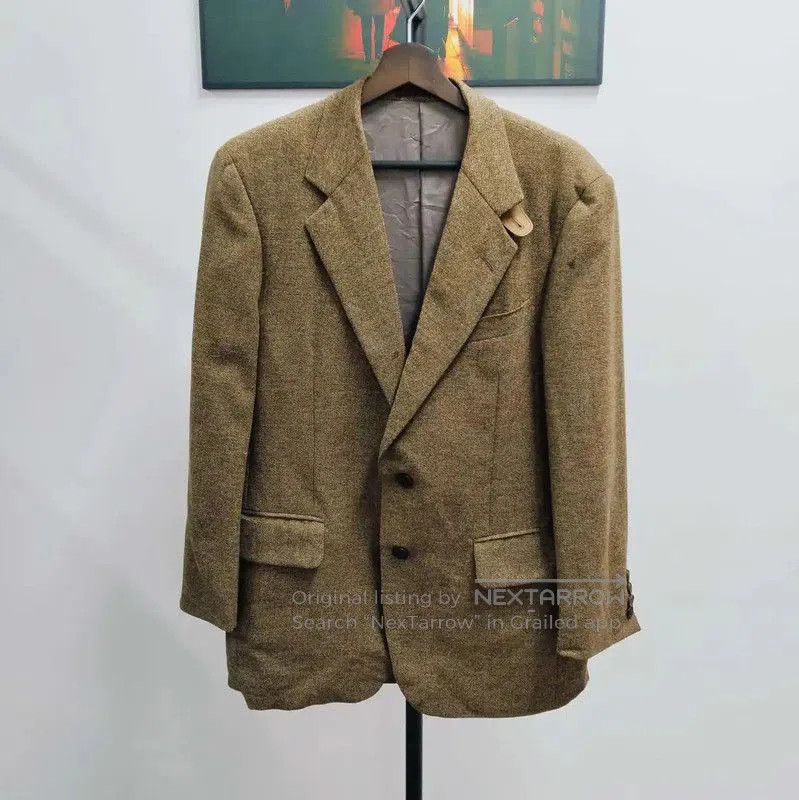 Burberry Burberry Men's Wool Coat in Deep Khaki. Size US XL / EU 56 / 4 - 1 Thumbnail