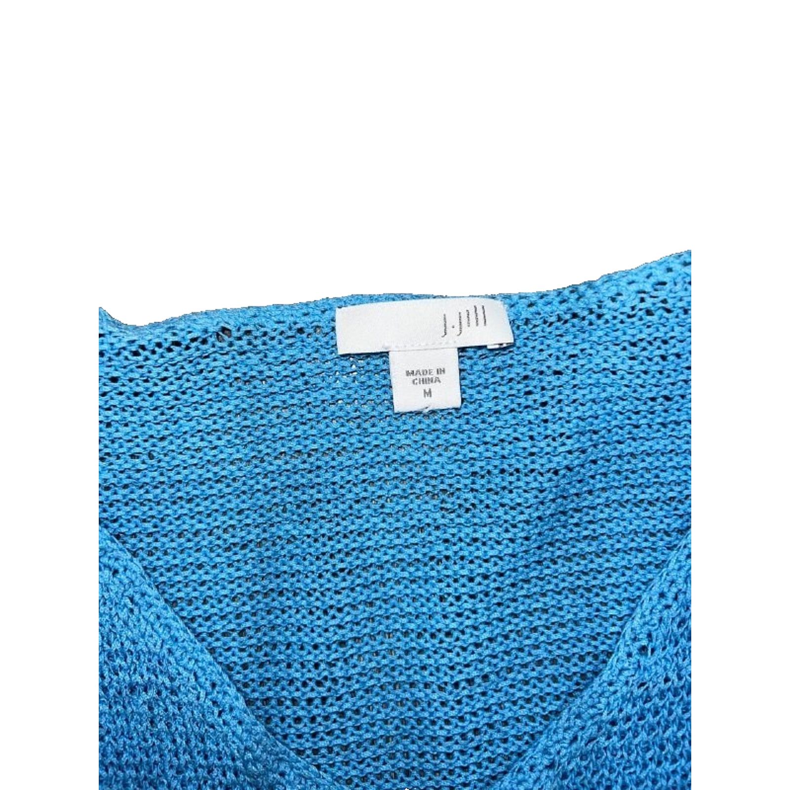 J. Jill J. Jill Knit V-neck Top T-shirt Y2K Blue Medium A005414 Size M / US 6-8 / IT 42-44 - 5 Thumbnail