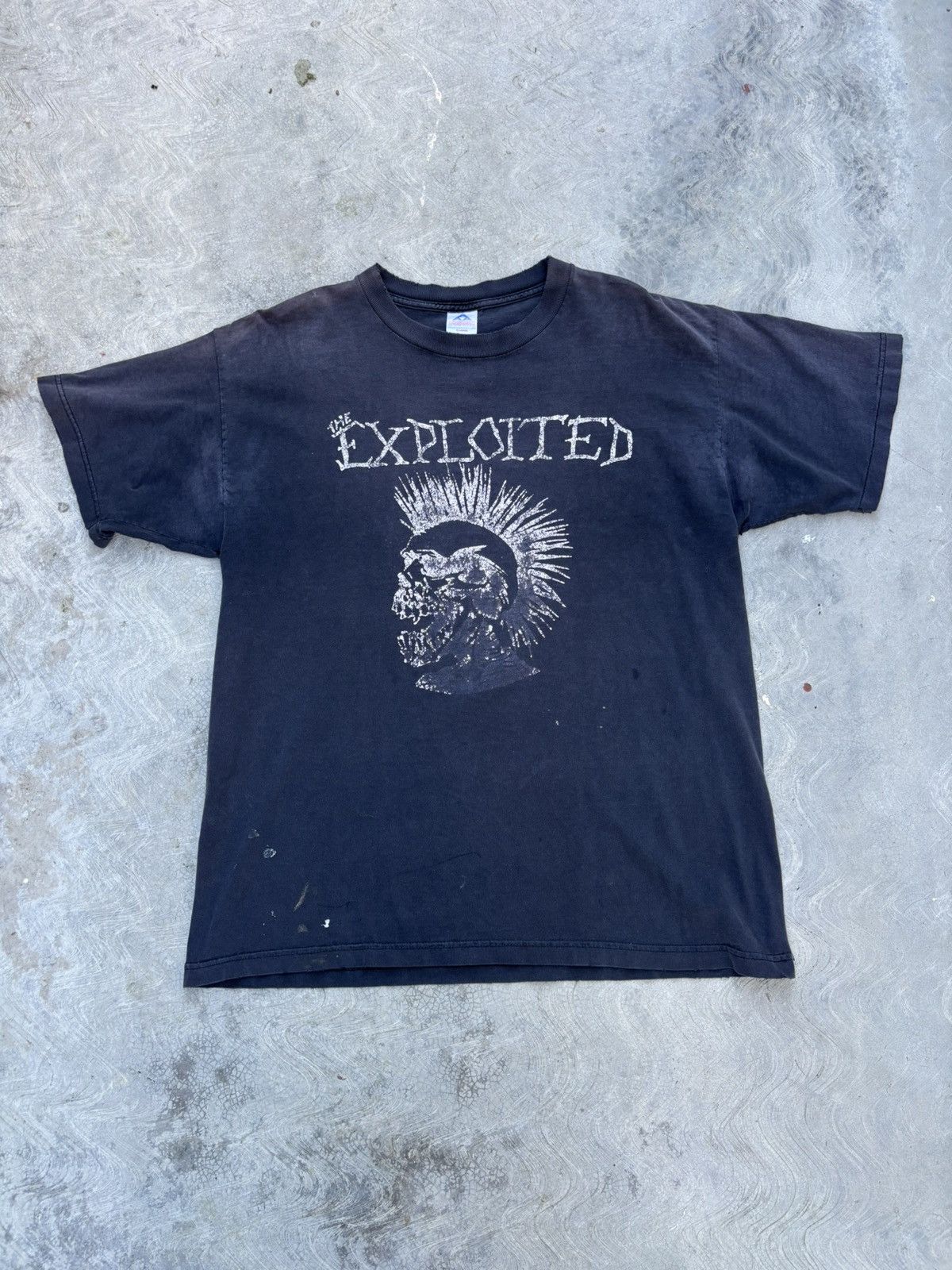 Band Tees Vintage 90s Exploited T Shirt Size US XL / EU 56 / 4 - 1 Thumbnail