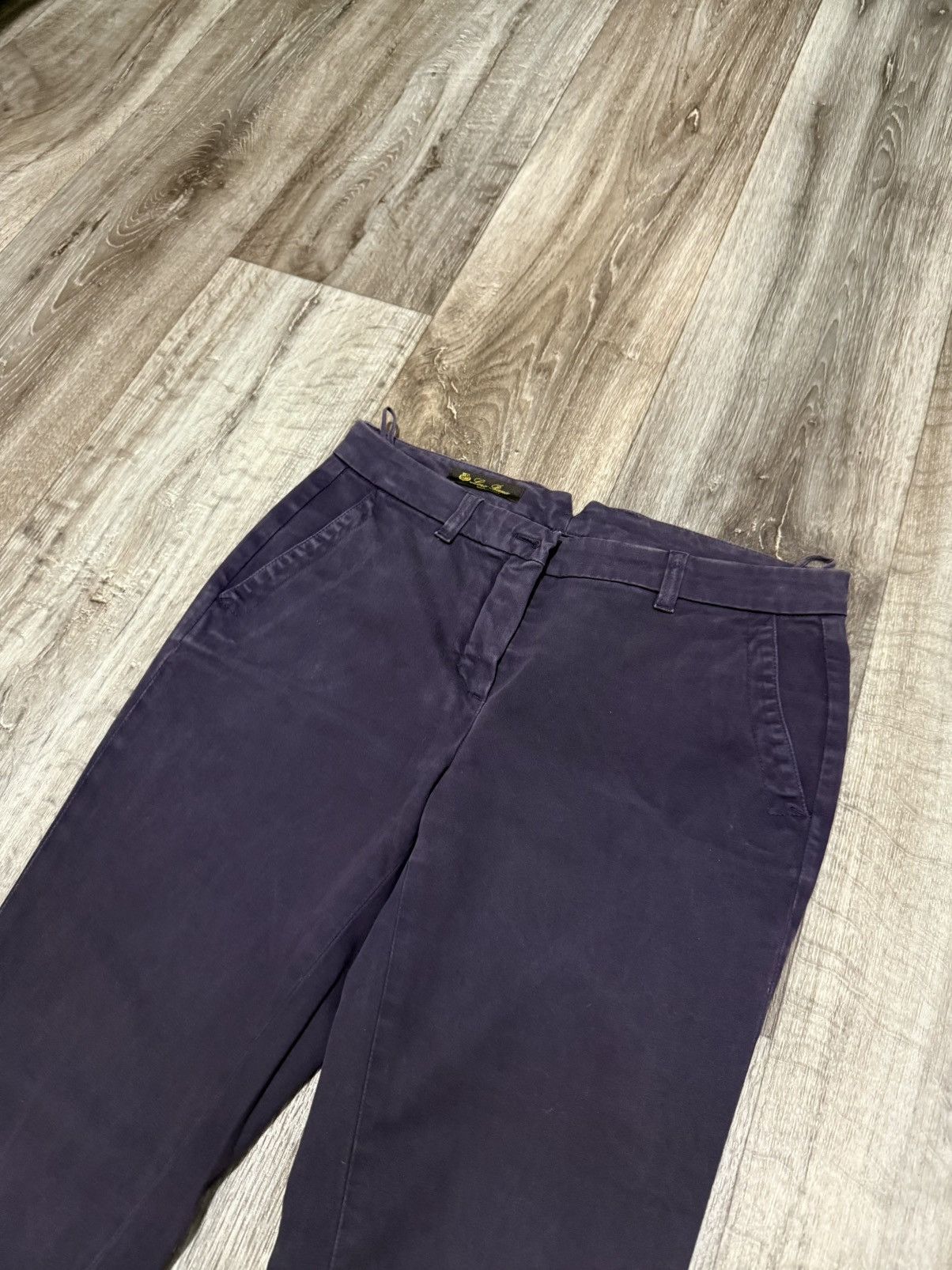 Loro Piana LORO PIANA WOMEN’S PANTS TROUSERS CLASSIC SLIM ITALY LUXURY Size 40" / US 18 - 3 Thumbnail