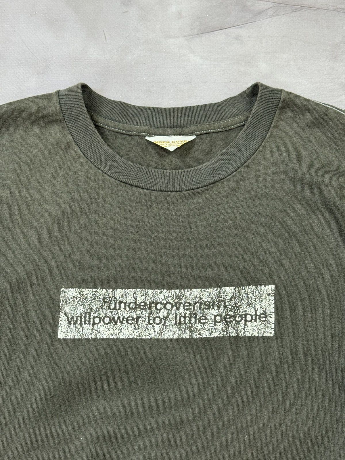 Undercover Ss1998 Undercover Wet Summer Willpower Tee(Grey/M) Size US M / EU 48-50 / 2 - 1 Thumbnail