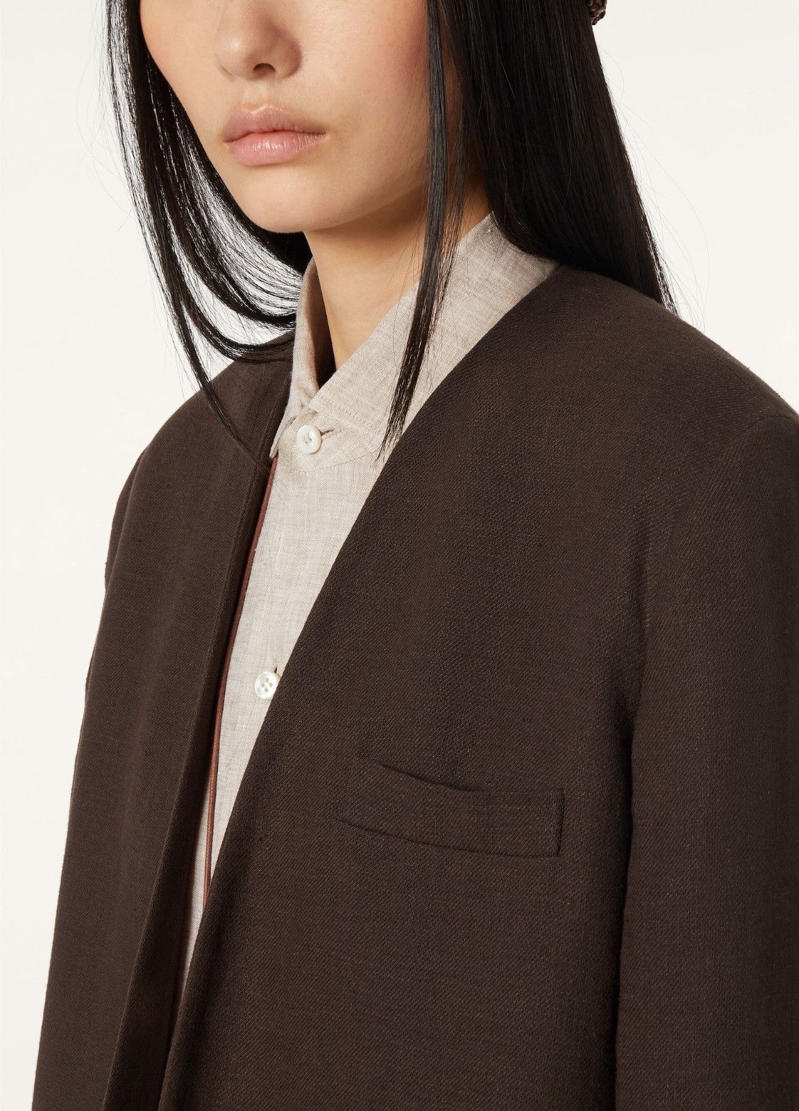 Loro Piana o1srvl11e0526 FAP0079 Hanna Jacket in Brown Size M / US 6-8 / IT 42-44 - 5 Thumbnail