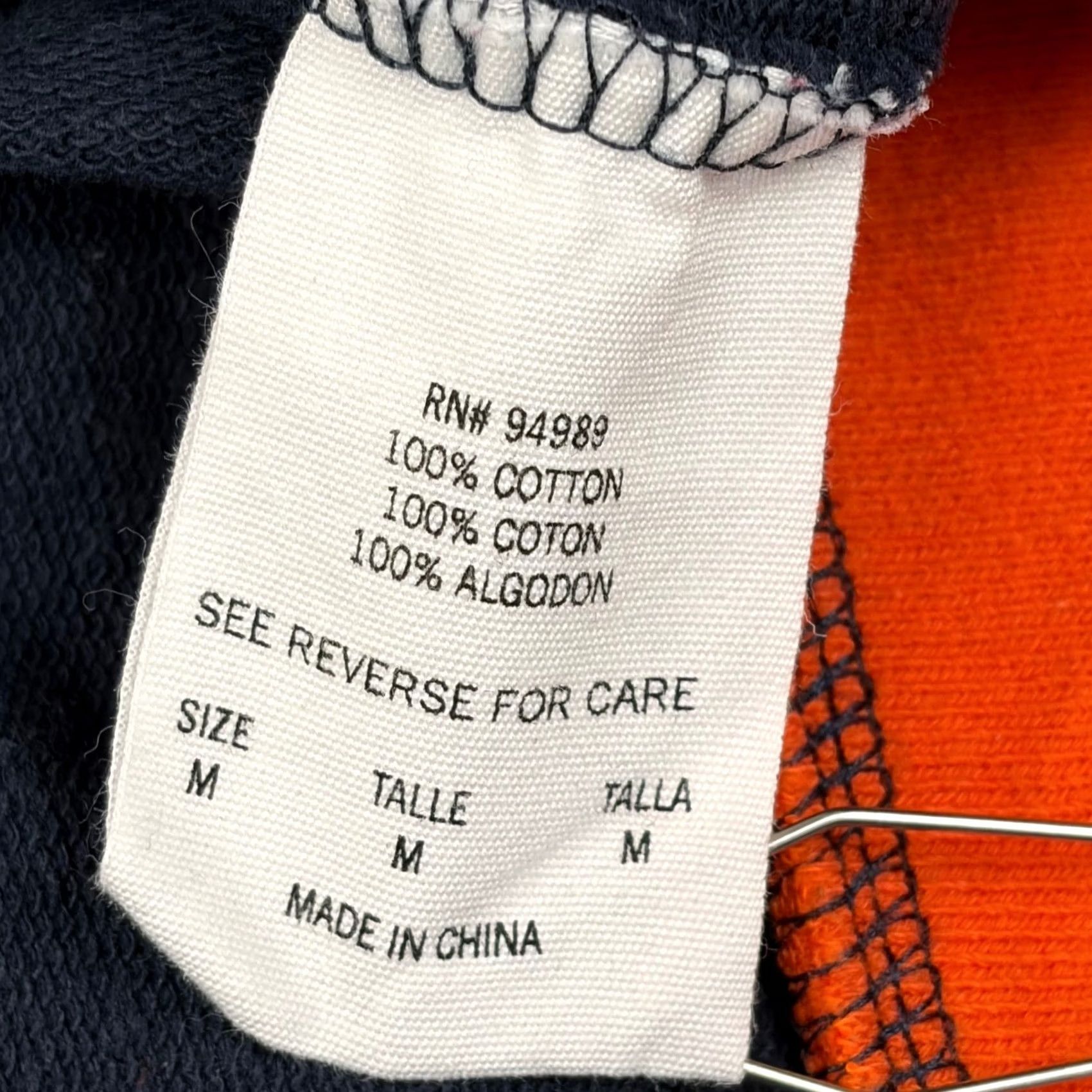 Vintage Detroit Tigers 5th & Ocean Full Zip Hoodie Navy Grey Orange M Baseball Embroidered Logo Pockets Varsity Jacket Style Shirt Mens Size US M / EU 48-50 / 2 - 4 Thumbnail