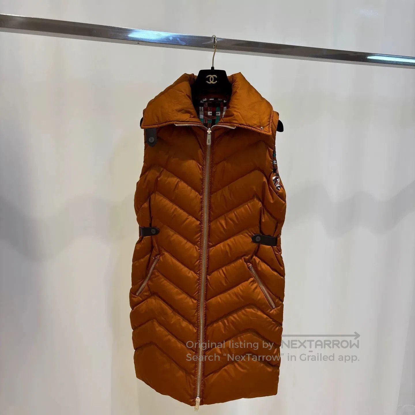 Hermes Hermes Orange Down Vest Size 34. Size US XS / EU 42 / 0 - 1 Thumbnail