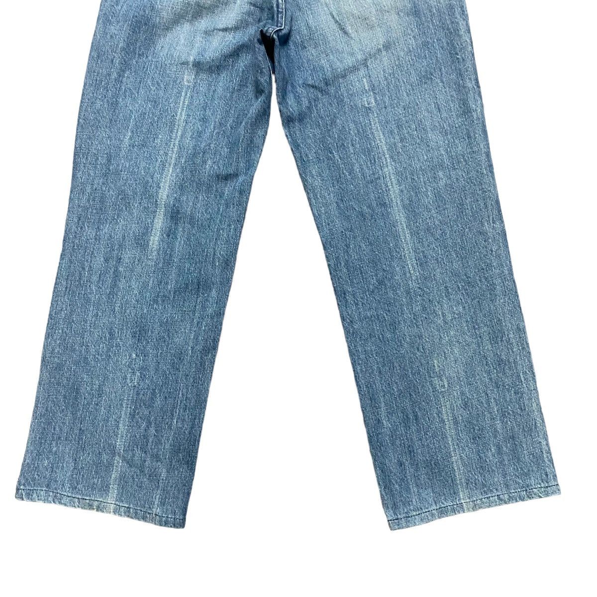 Japanese Brand Devilock Denim Blue Fade Jeans Size US 32 / EU 48 - 13 Thumbnail