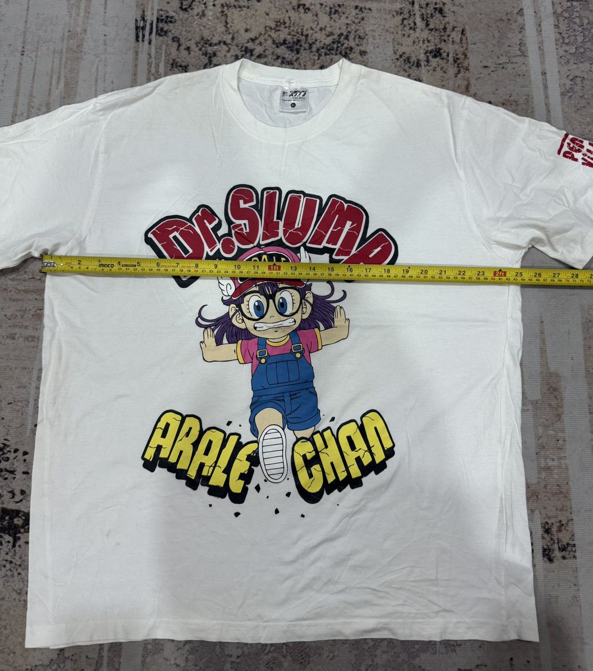 Anime Dr slump - arale chan DRAGONBALL anime tee Size US XXL / EU 58 / 5 - 7 Thumbnail