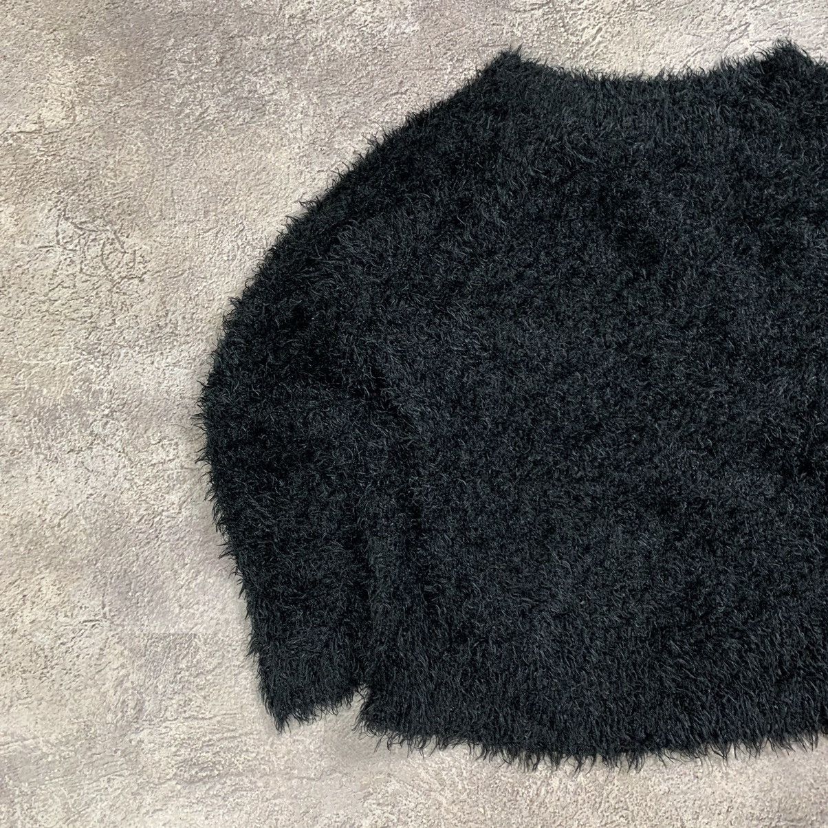 Vintage Vintage 90s Mohair Oversized Sweater Y2K Grunge Black Logo M Size M / US 6-8 / IT 42-44 - 2 Thumbnail