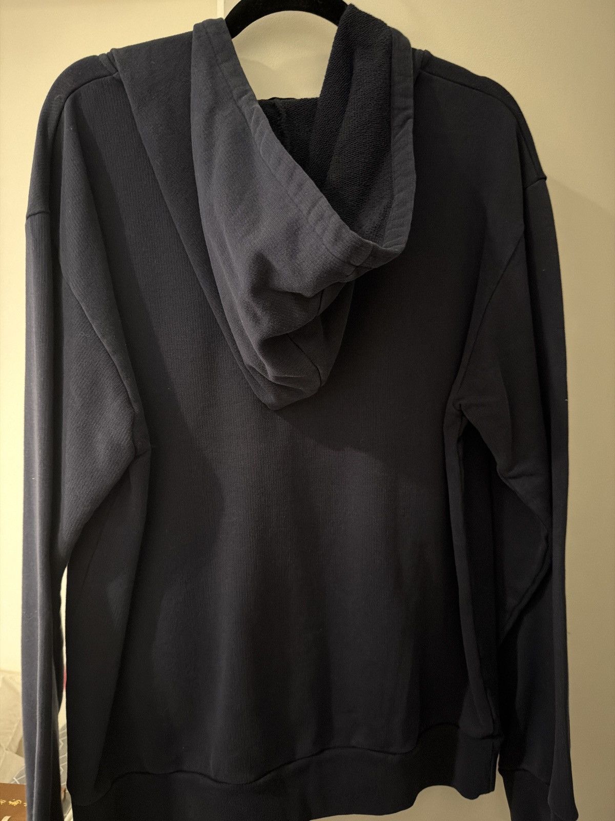 A.P.C. A.P.C. Half Zip Logo Hoodie Blue Size M Embroidered Pullover Size US M / EU 48-50 / 2 - 2 Thumbnail