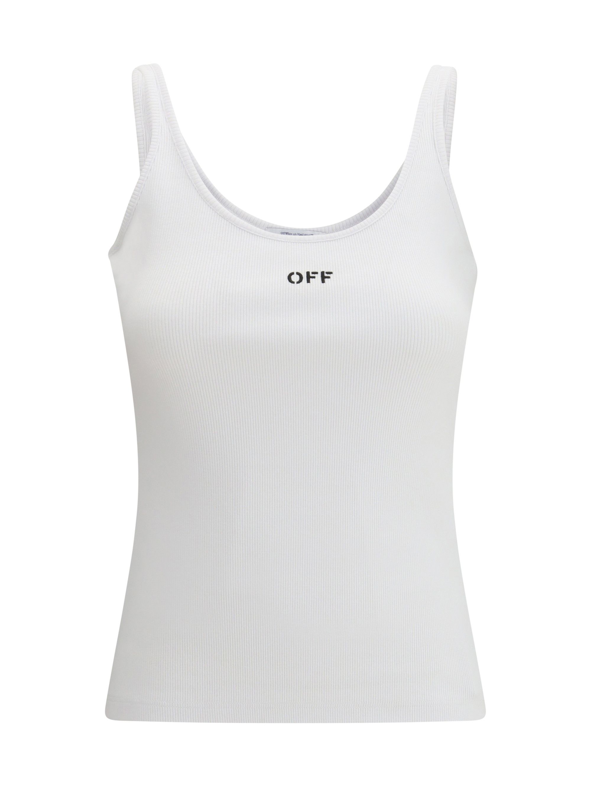 Off-White Off Stamp Rib Tank Top Size M / US 6-8 / IT 42-44 - 1 Thumbnail