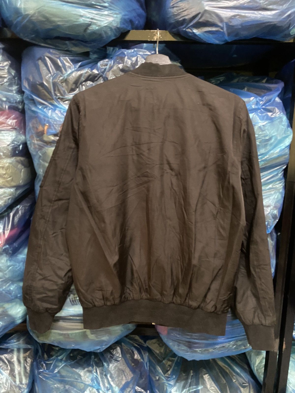Japanese Brand Near Brand black bomber jacket with Japanese label – M size Size US S / EU 44-46 / 1 - 6 Thumbnail
