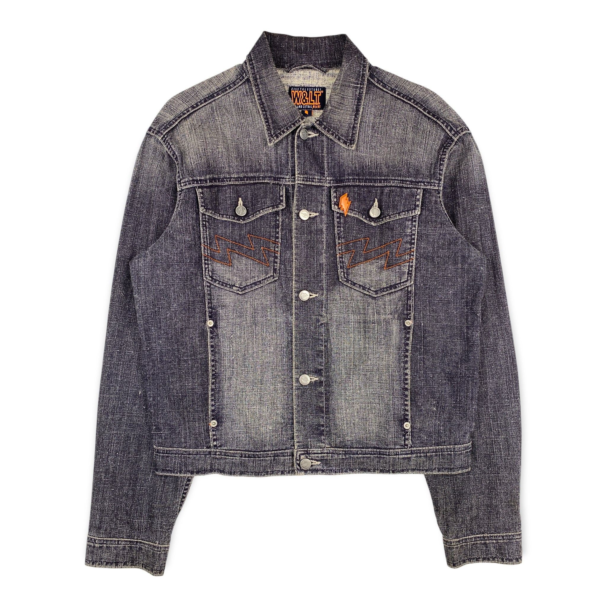 Walter Van Beirendonck Acid Wash Trucker Jacket Size US M / EU 48-50 / 2 - 1 Thumbnail