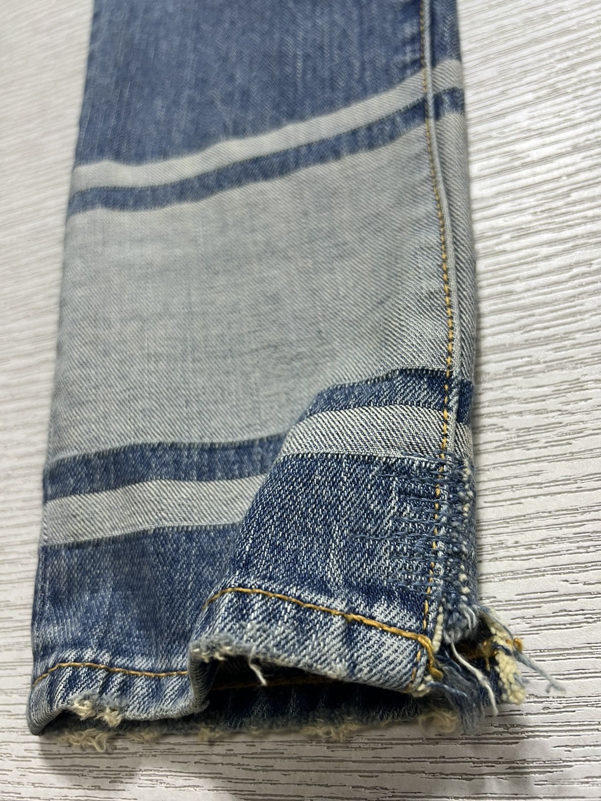 Mastermind World Mastermind World - Double Waist Crash Skinny Denim Jeans Size US 30 / EU 46 - 8 Thumbnail