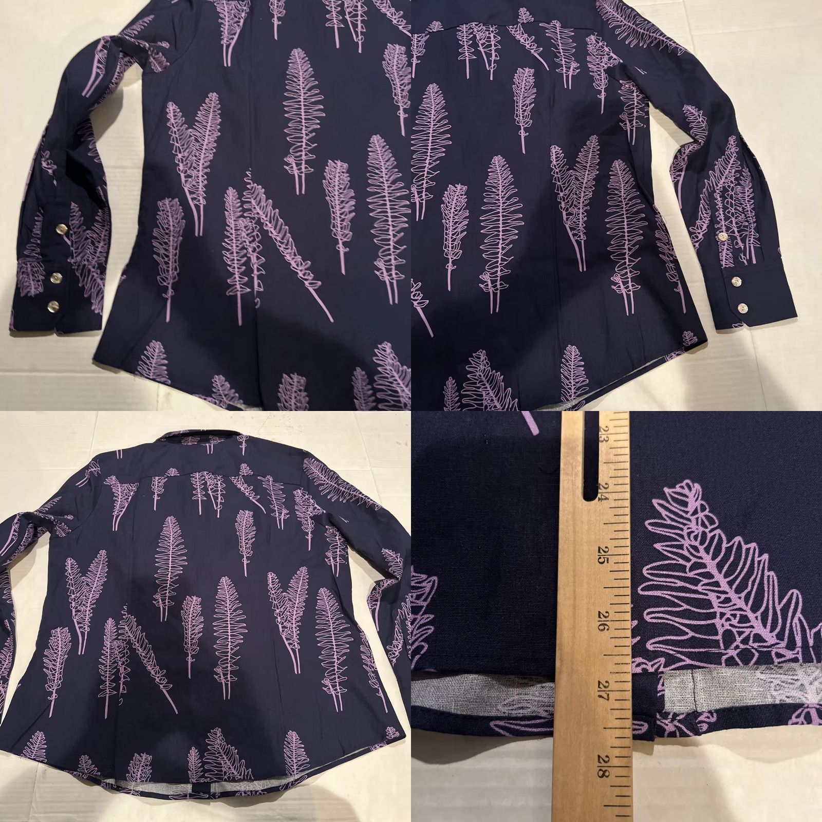 ALOHAS VINTAGE Women’s Sig Zane Designs Hawaiian Aloha Hibiscus Shirt 2XL New w 50 Retail Tag Size XXL / US 16-18 / IT 52-54 - 9 Thumbnail