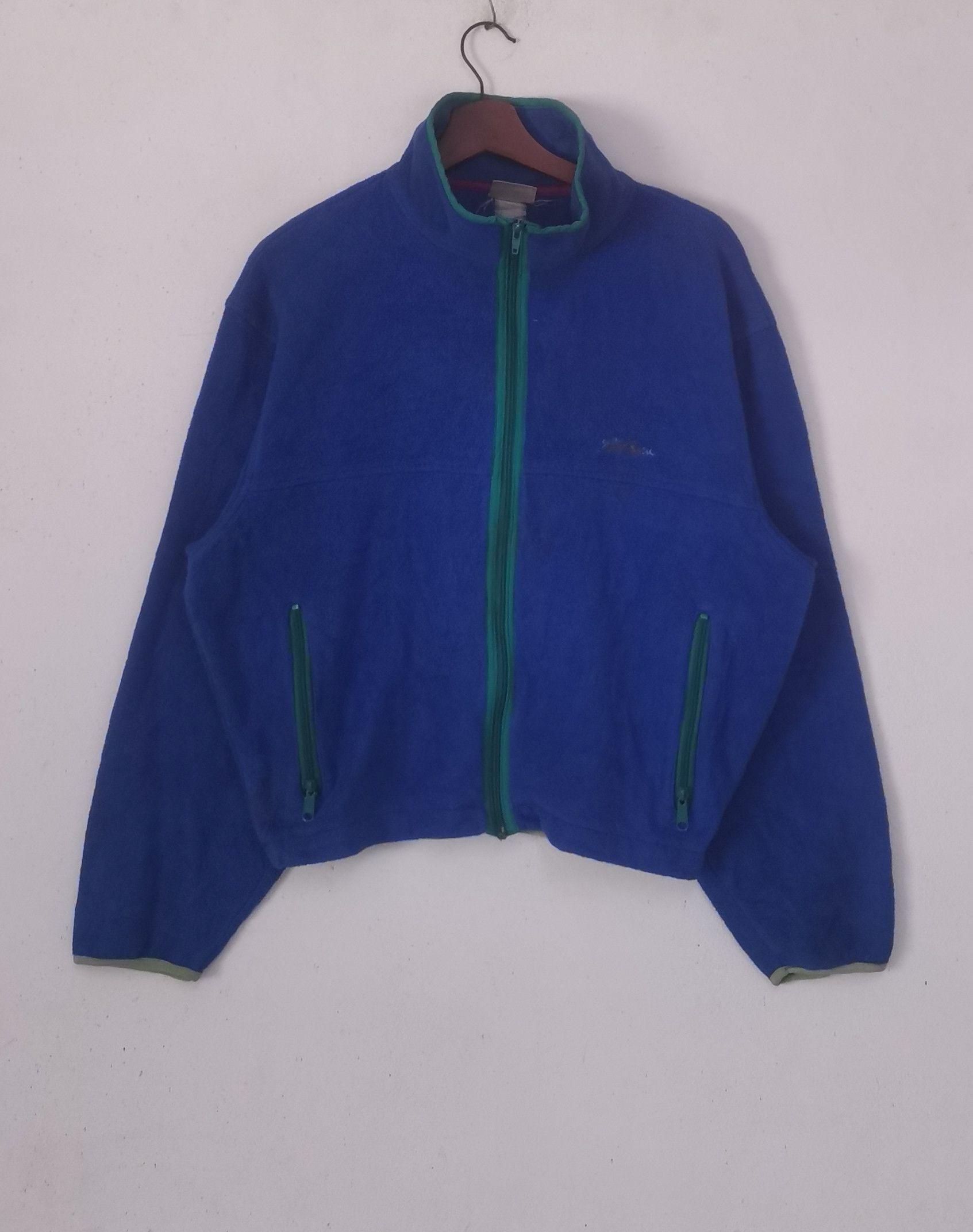 L.L. Bean × Vintage Rare L. L Bean fleece jacket /sweater blue colour Size US M / EU 48-50 / 2 - 1 Thumbnail
