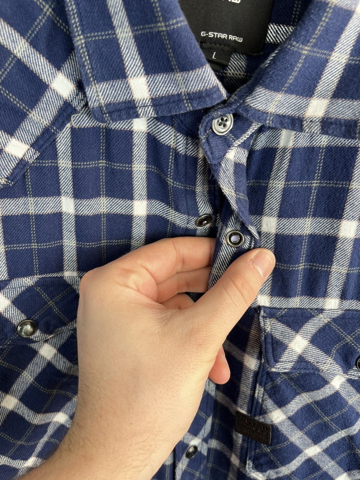 G-Star × Vintage G star flannel shirt Size US L / EU 52-54 / 3 - 9 Thumbnail