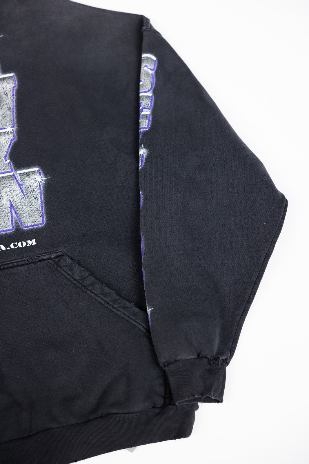Balenciaga Balenciaga See Now Buy Now Distressed Hoodie Size US S / EU 44-46 / 1 - 4 Thumbnail