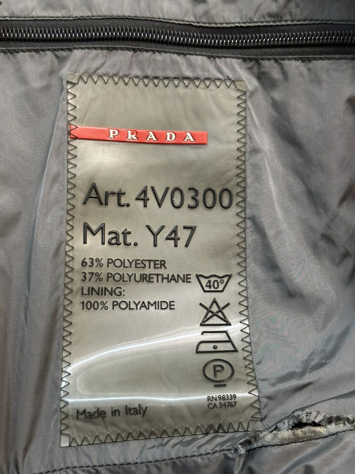 Prada S/S 2000 Prada Sport Tessuto Nylon Bosto/Travel Bag Size ONE SIZE - 11 Thumbnail