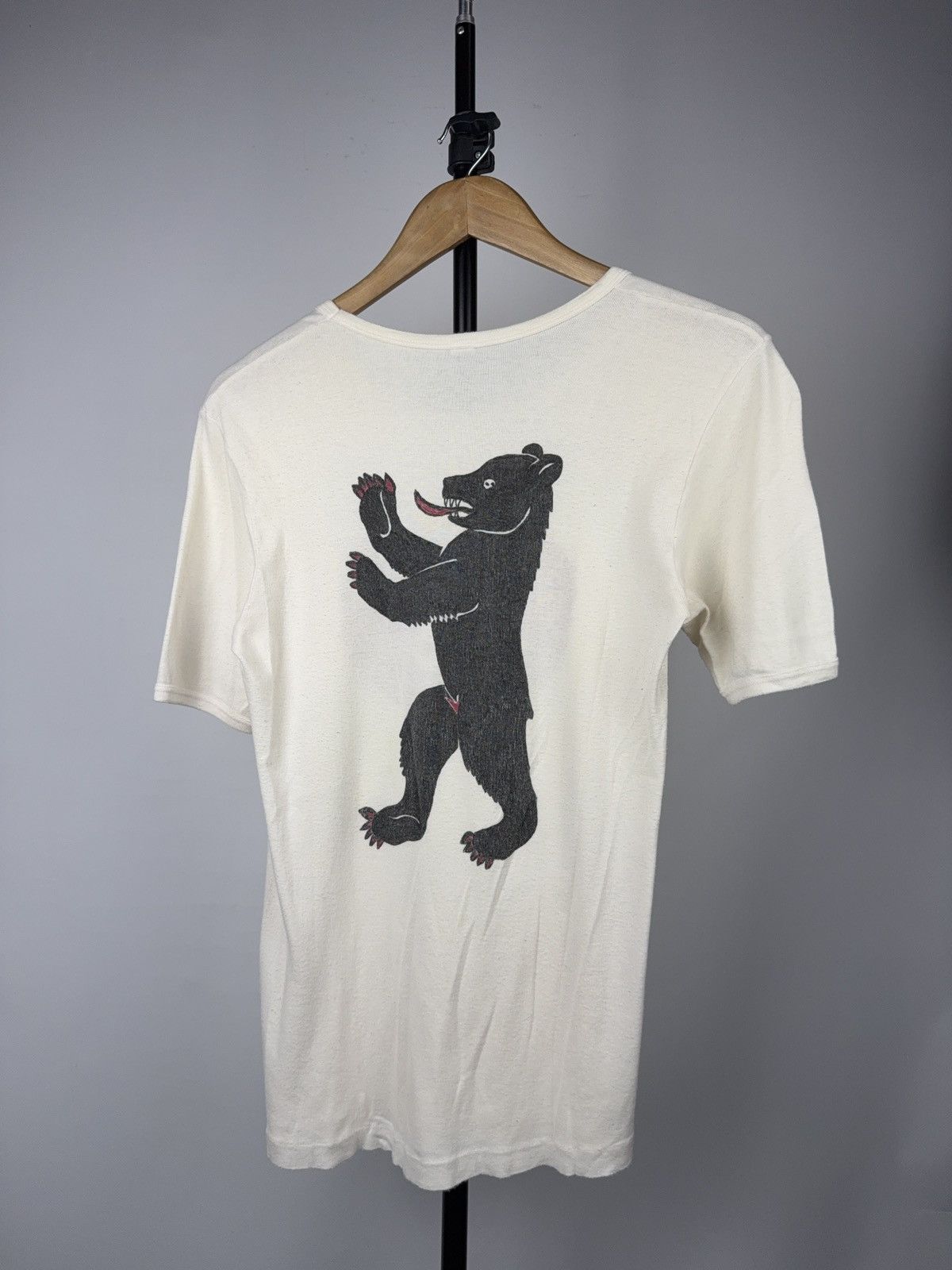 Vintage Retro 80s Vintage Bear Graphic Rare T-Shirt Single Stitch Size US M / EU 48-50 / 2 - 11 Thumbnail