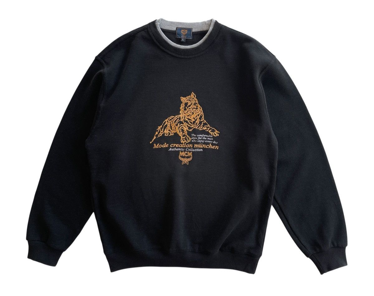 MCM MCM Luxury Crewneck Sweatshirt Size US L / EU 52-54 / 3 - 3 Thumbnail