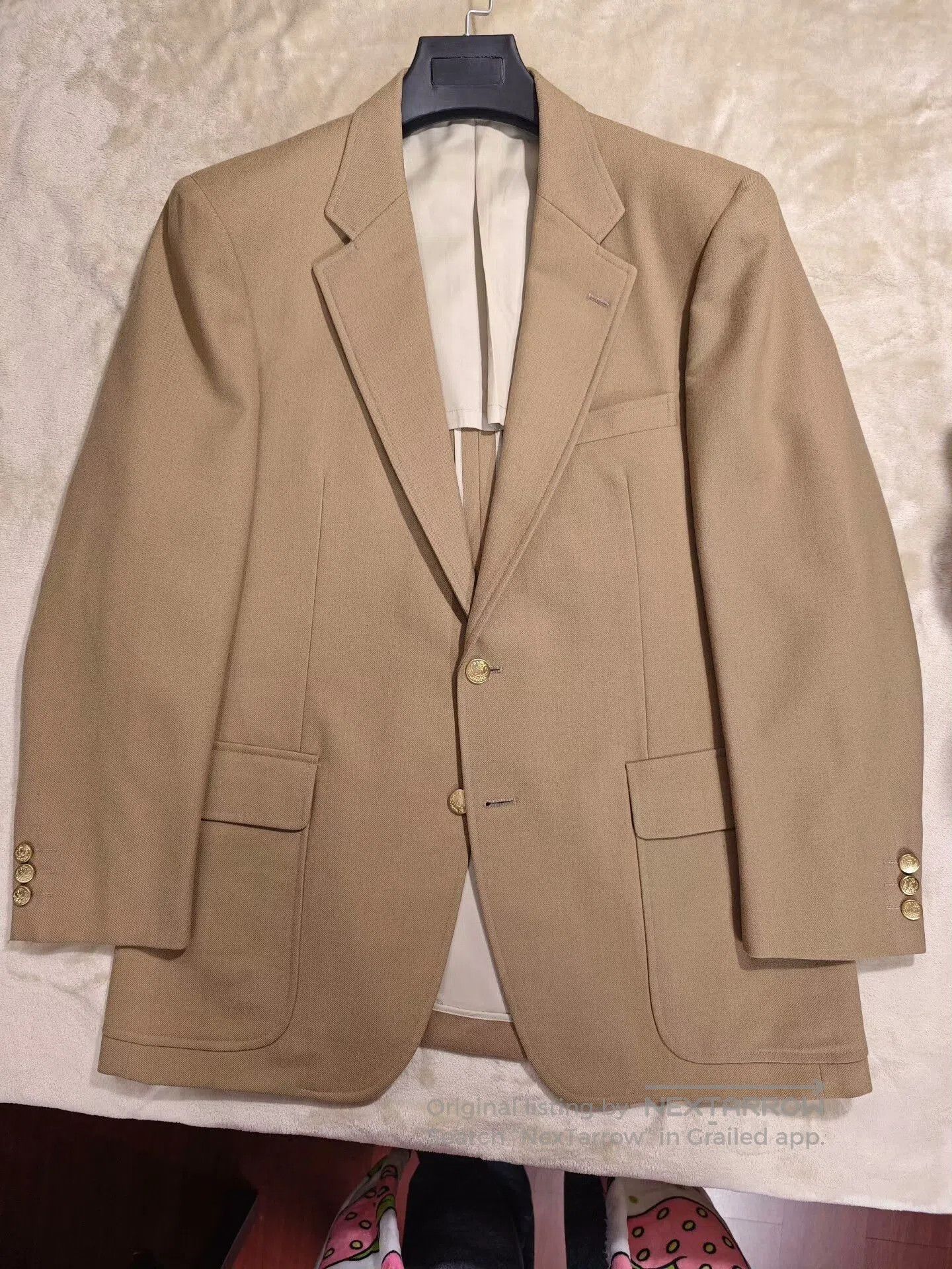 Japanese Brand Custom Harrison Wool Suit 2080. Size US L / EU 52-54 / 3 - 5 Thumbnail