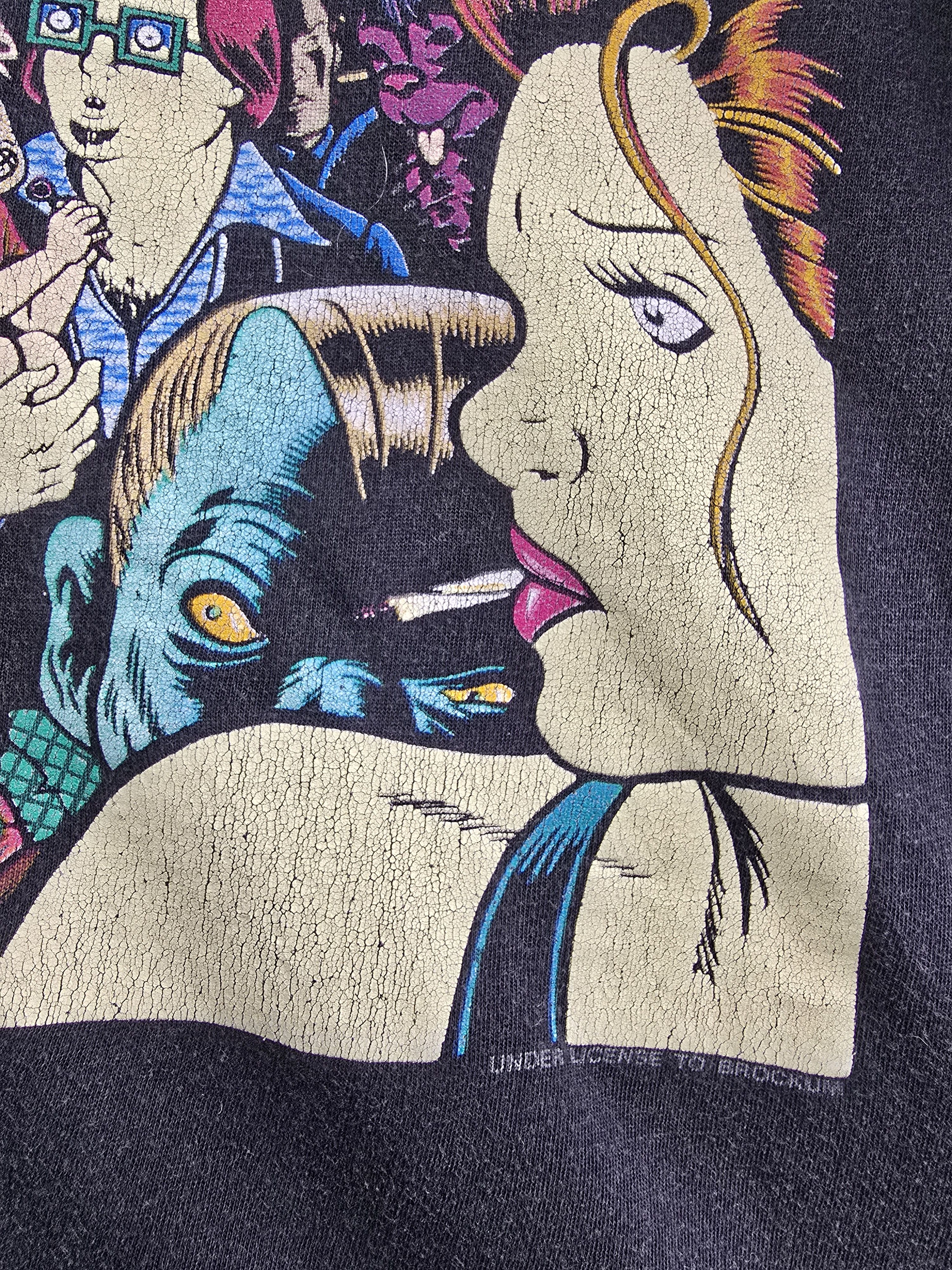 Band Tees × Vintage 1990 Iggy Pop Brick by brick Charles Burns XL 22.5" 28" Size US XL / EU 56 / 4 - 4 Thumbnail