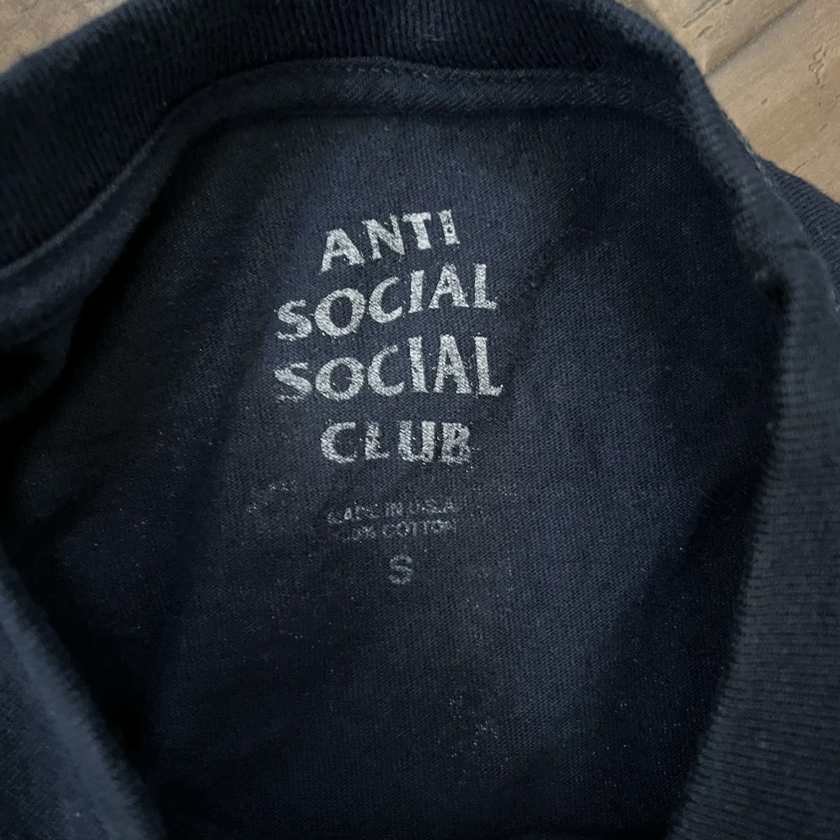 Anti Social Social Club Anti Social Social Club ASSC New York Short Sleeve T-Shirt Small Navy Blue Size US S / EU 44-46 / 1 - 5 Thumbnail