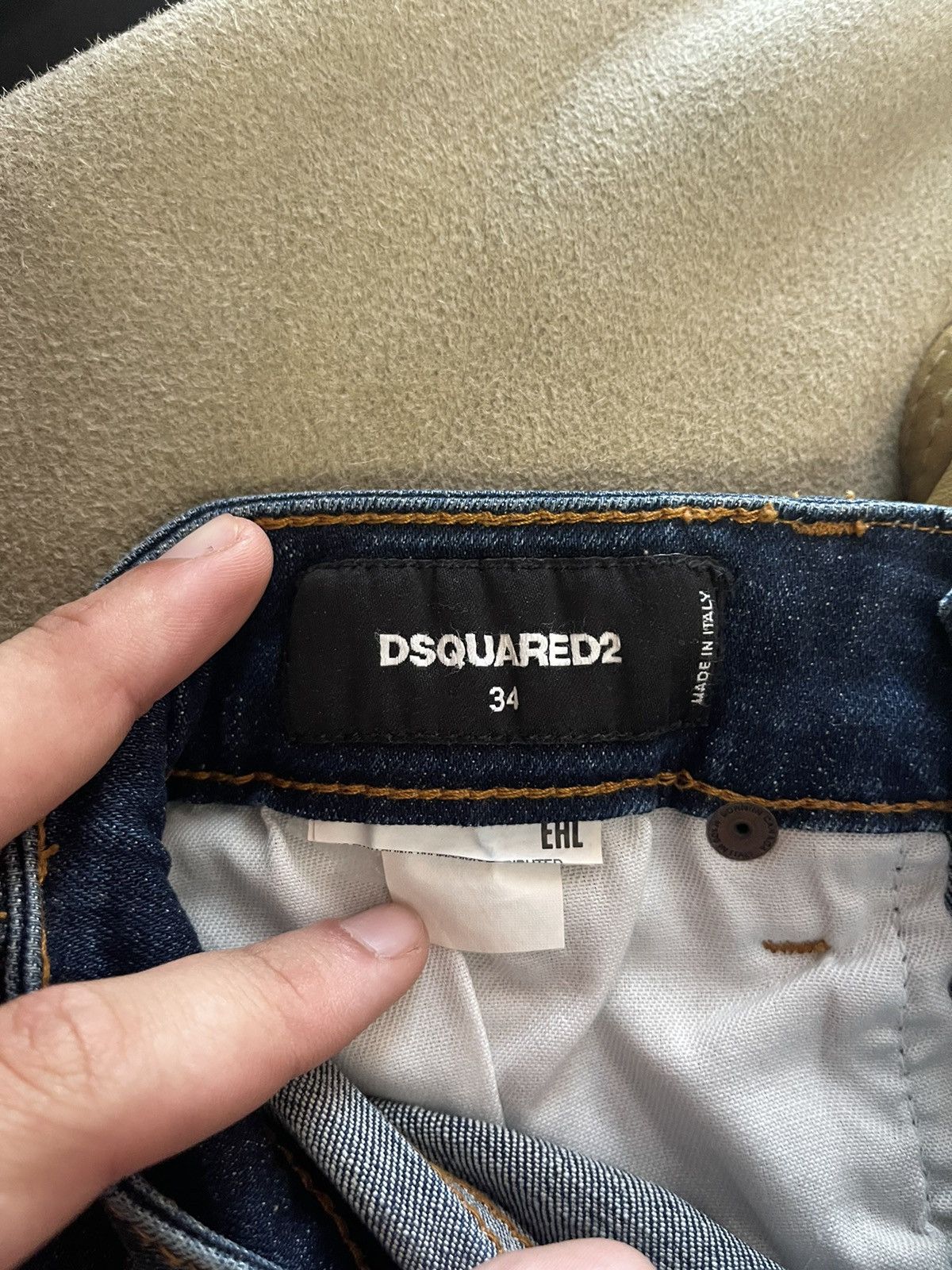 Designer × Dsquared2 Dsquared2 avant garde factory faded jeans denim Size 25" / US 0 / IT 36 - 7 Thumbnail