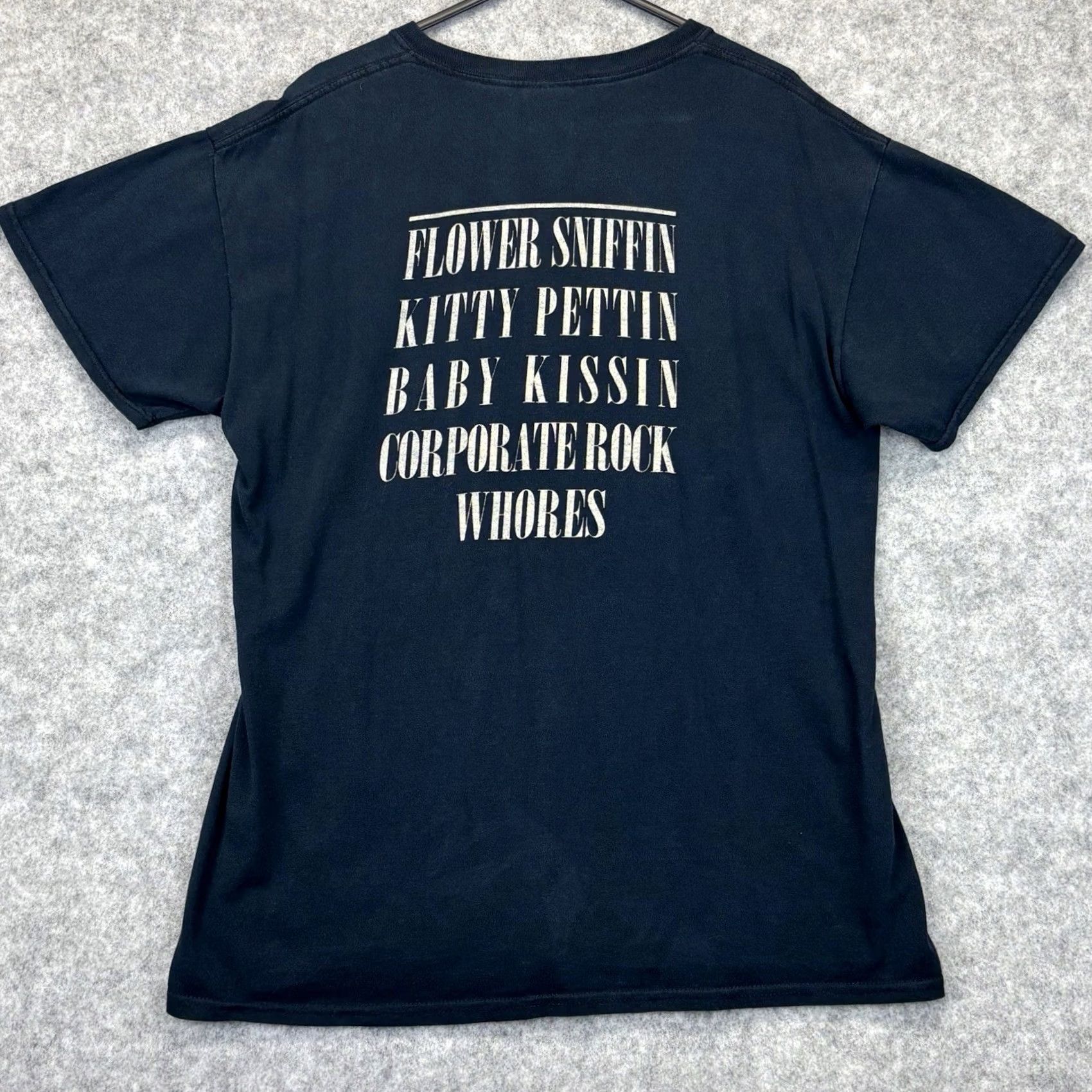 Gildan VINTAGE Nirvana T Shirt Gildan Dark Navy Smiley 1992 Grunge Size M Mens Size US M / EU 48-50 / 2 - 2 Thumbnail