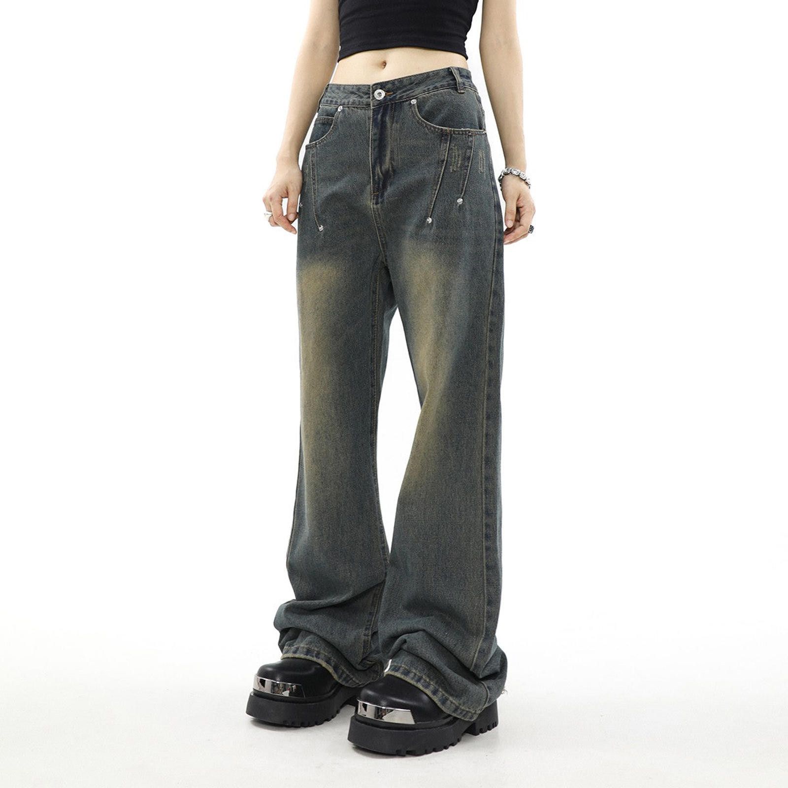 Japanese Brand Washed Stacked Denim Jeans Size 28" / US 6 / IT 42 - 1 Thumbnail