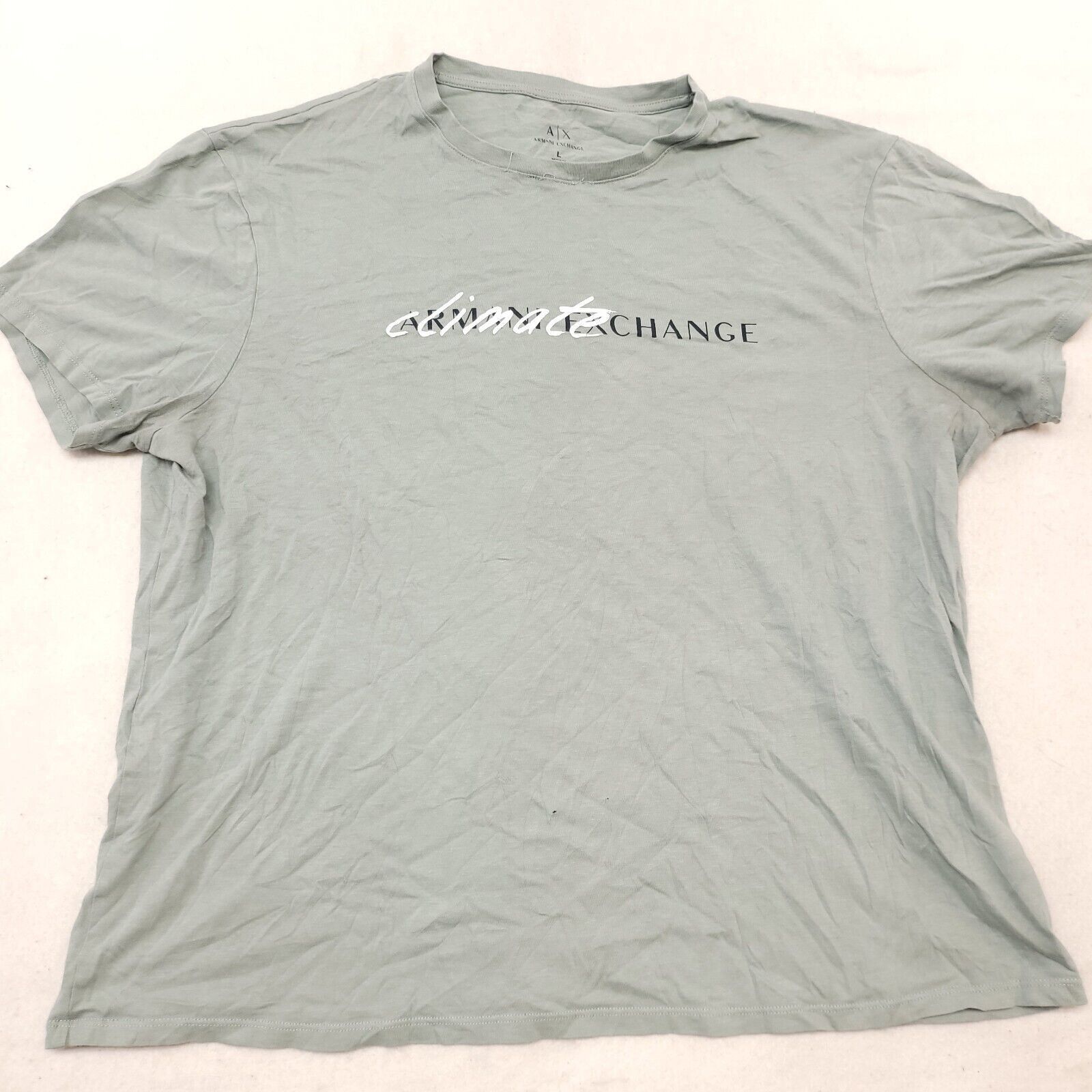 Armani Exchange Armani Exchange Short Sleeve T Shirt Women Size Large L Gray Size L / US 10 / IT 46 - 2 Thumbnail