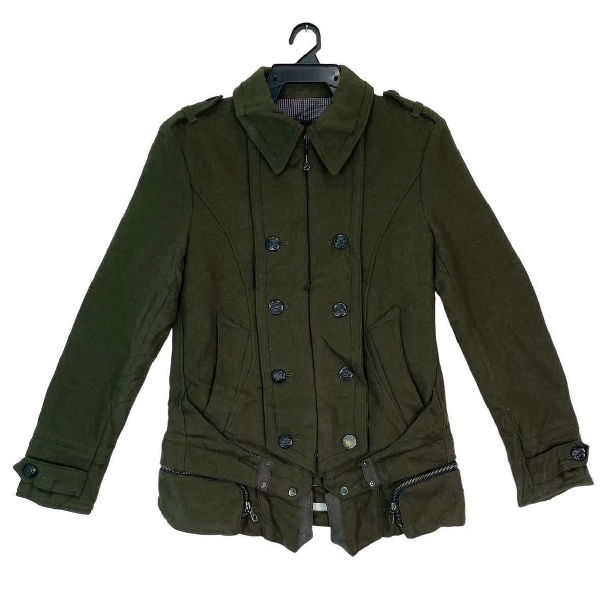 PPFM Vtg 90s PPFM japan military inspired design coat jacket Size US M / EU 48-50 / 2 - 2 Thumbnail