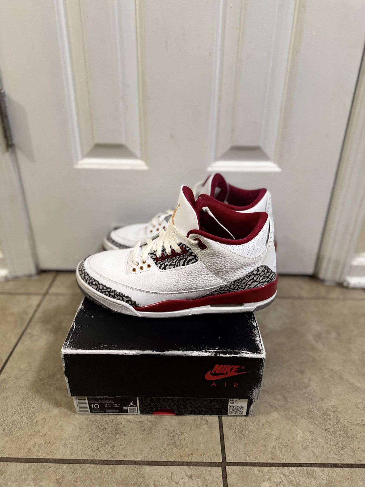 Jordan Brand Jordan 3 cardinal red- size 10 Size US 10 / EU 43 - 2 Thumbnail