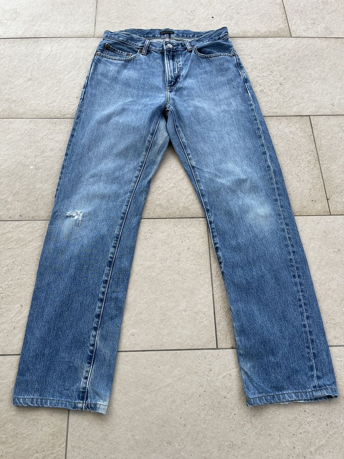Japanese Brand × Uniqlo 🔥Japanese Brand Uniqlo Distressed Denim W29🔥 Size US 29 - 3 Thumbnail