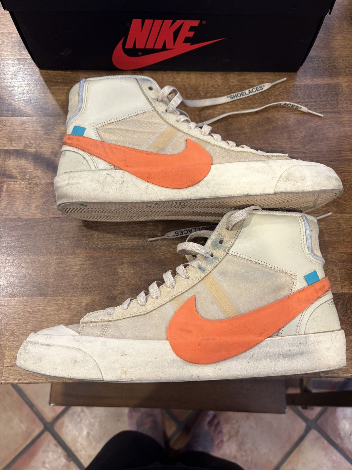 Nike × Off-White Mid Blazer Virgil Abloh Size US 10 / EU 43 - 2 Thumbnail