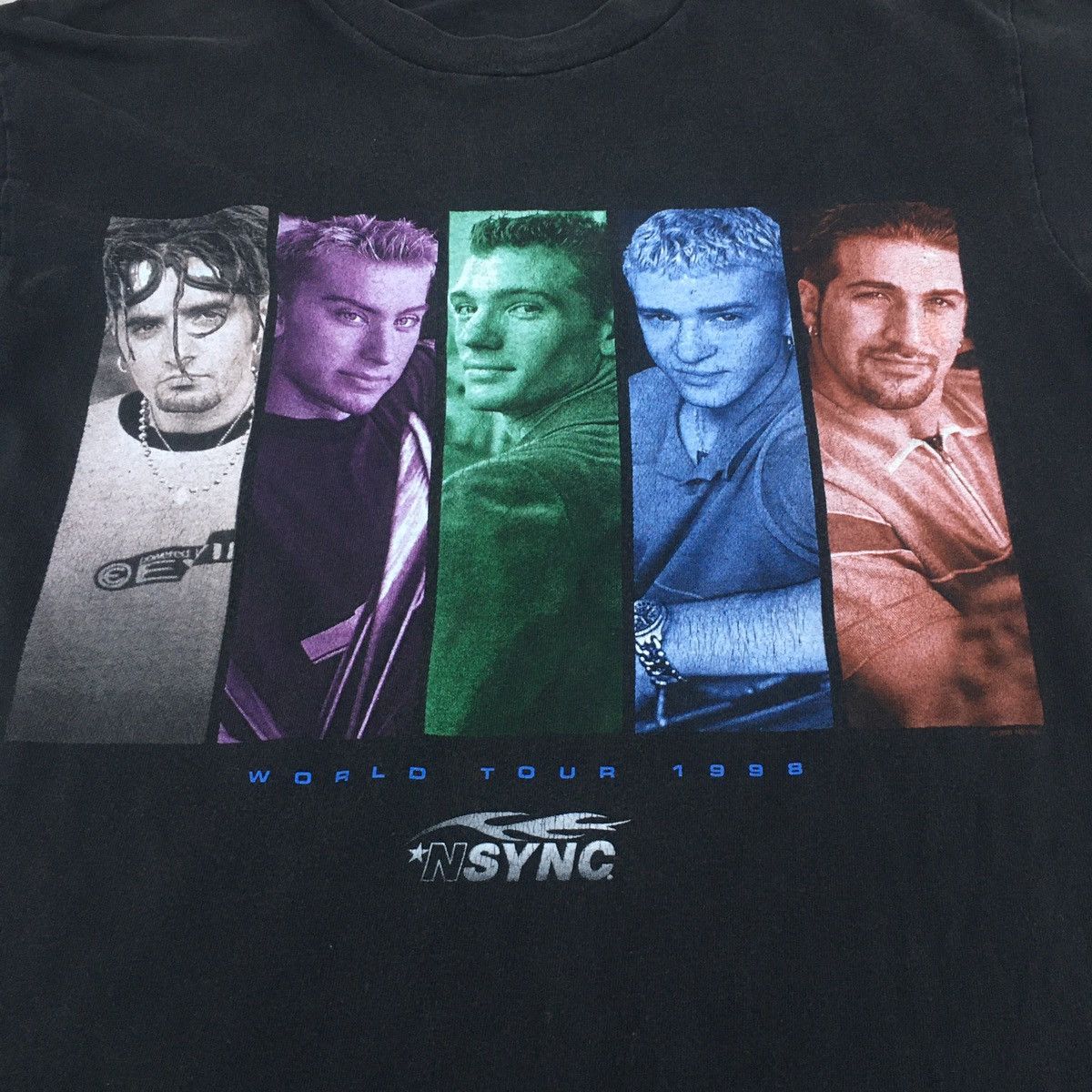 Band Tees × Vintage Vintage NSYNC WORLD TOUR 1998 Size US M / EU 48-50 / 2 - 2 Thumbnail
