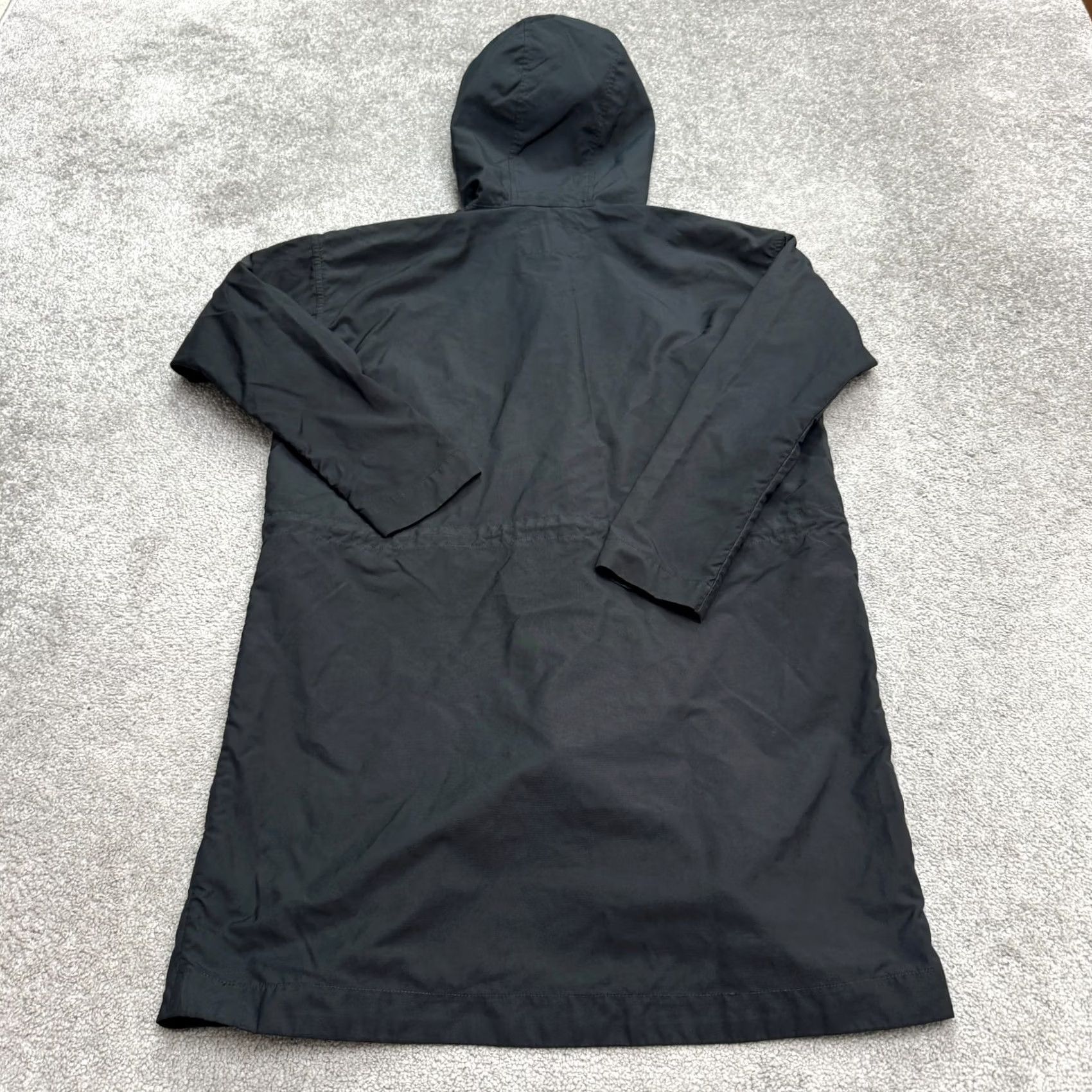 Everlane Everlane Long Parka Hoodie Jacket Women XS Black Anorak Outdoor Commuter Fall Winter Spring Pockets Full Zip Hooded Regular Linen? Size XS / US 0-2 / IT 36-38 - 2 Thumbnail