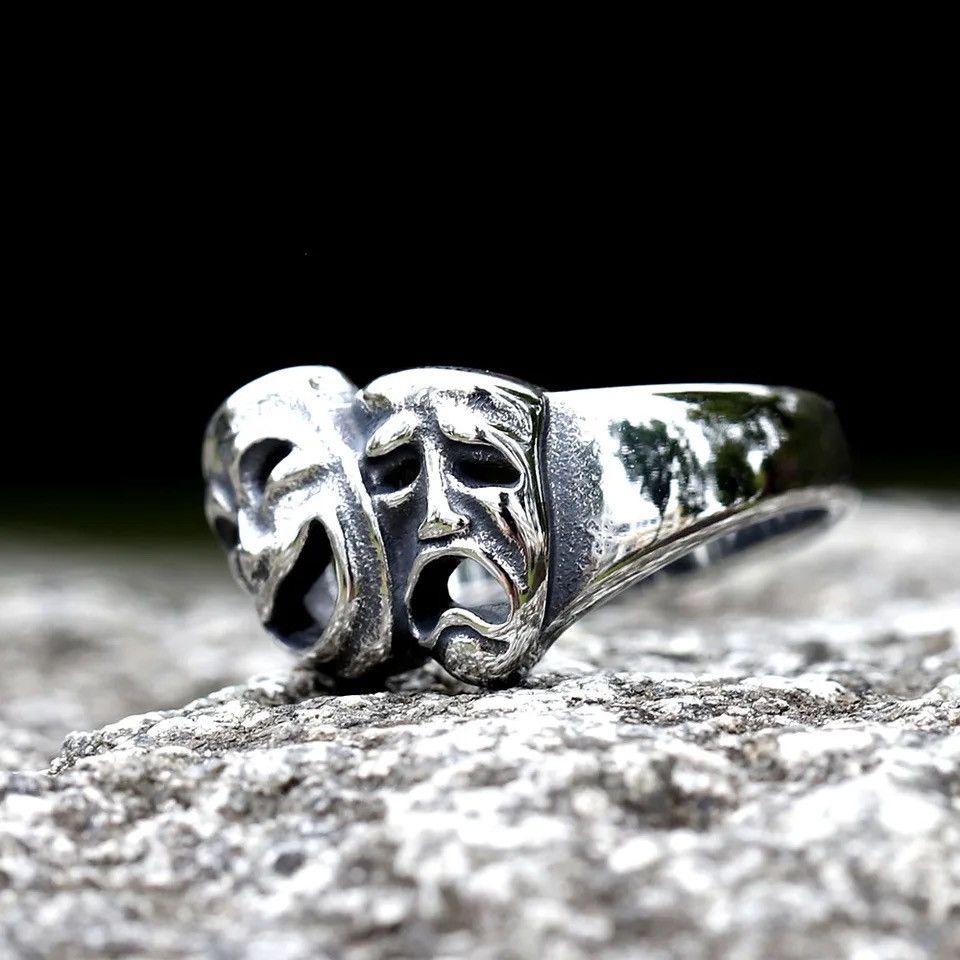 Other Stainless Steel Cry and Smile Ring Size ONE SIZE - 4 Thumbnail