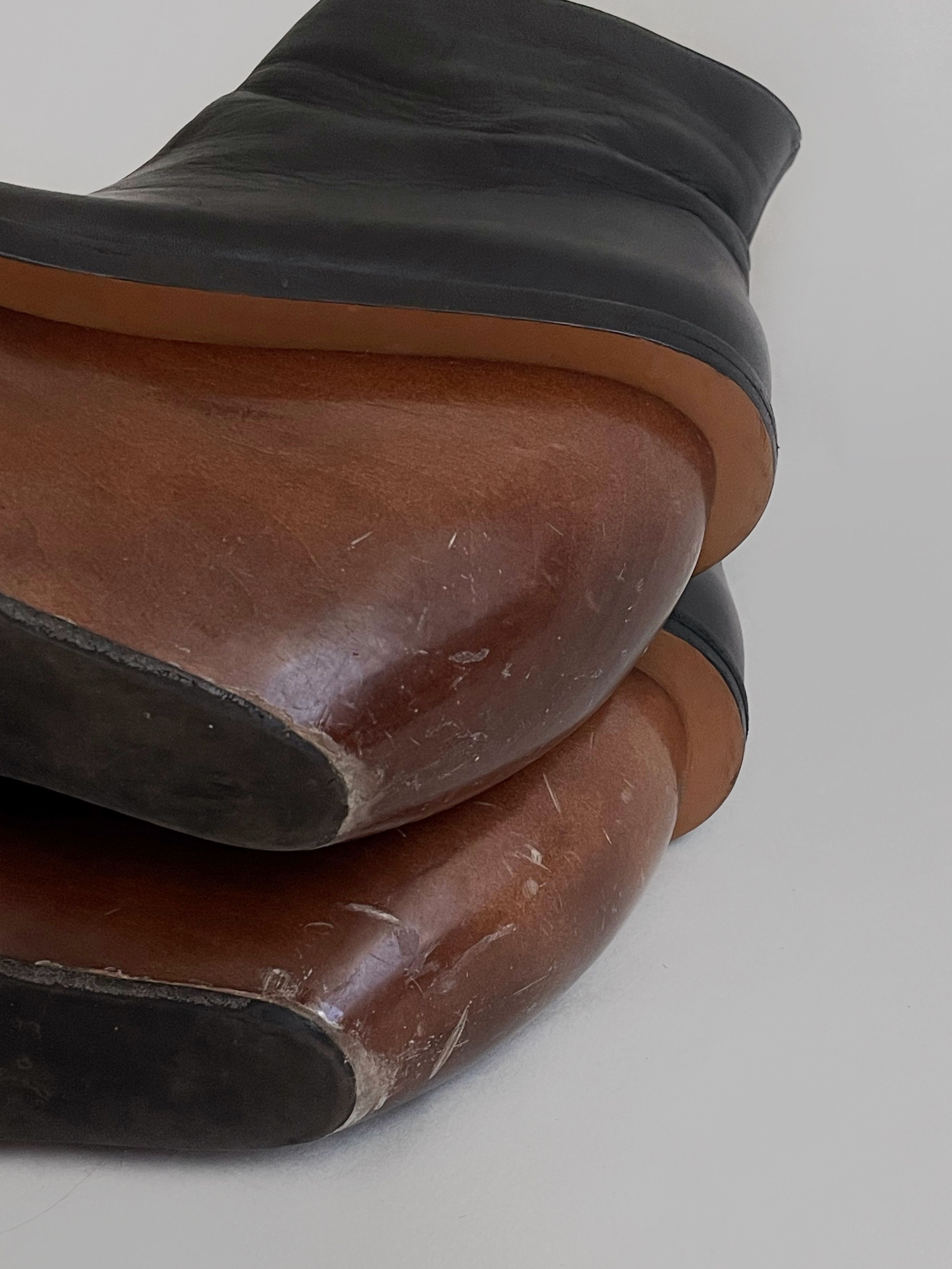 & Other Stories &other stories leather/wood Avant-garde platform boots Size US 8 / IT 38 - 12 Thumbnail