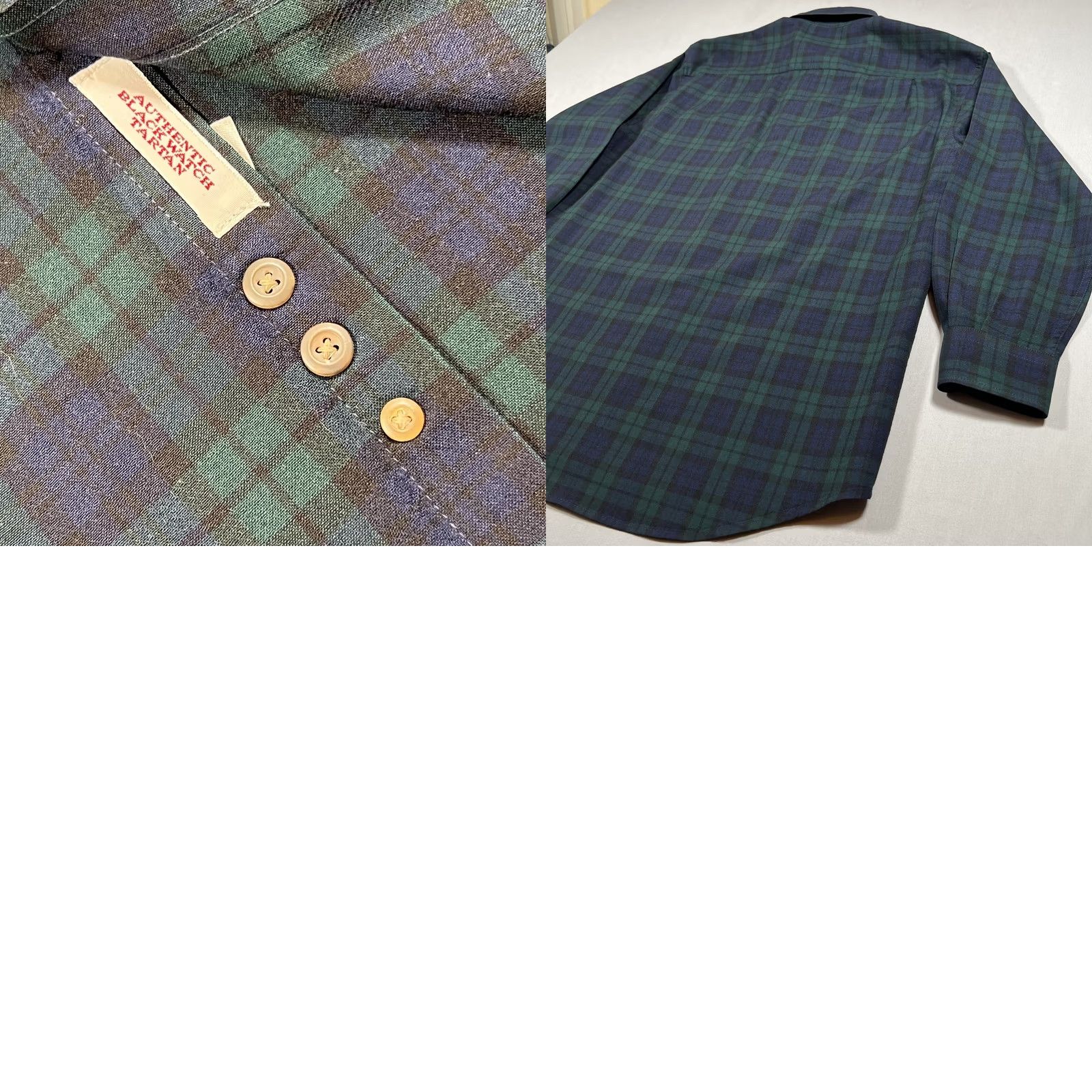Pendleton Pendleton Men's Medium Black Watch Tartan Plaid Button Down Wool Shirt Size US M / EU 48-50 / 2 - 9 Thumbnail