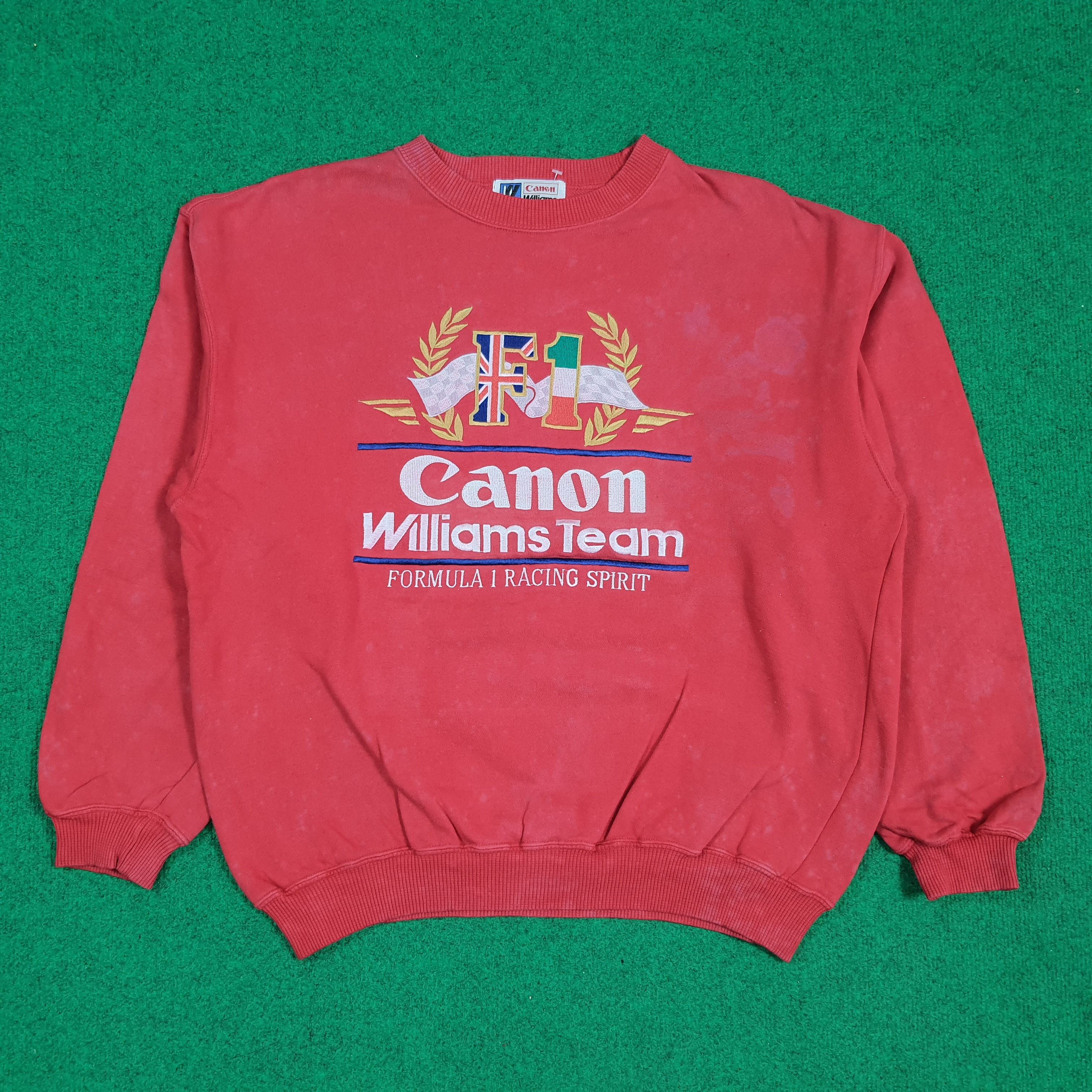 Canon Vintage Canon Williams Team F1 Racing Spirit Pullover C295N6 Size US M / EU 48-50 / 2 - 1 Thumbnail