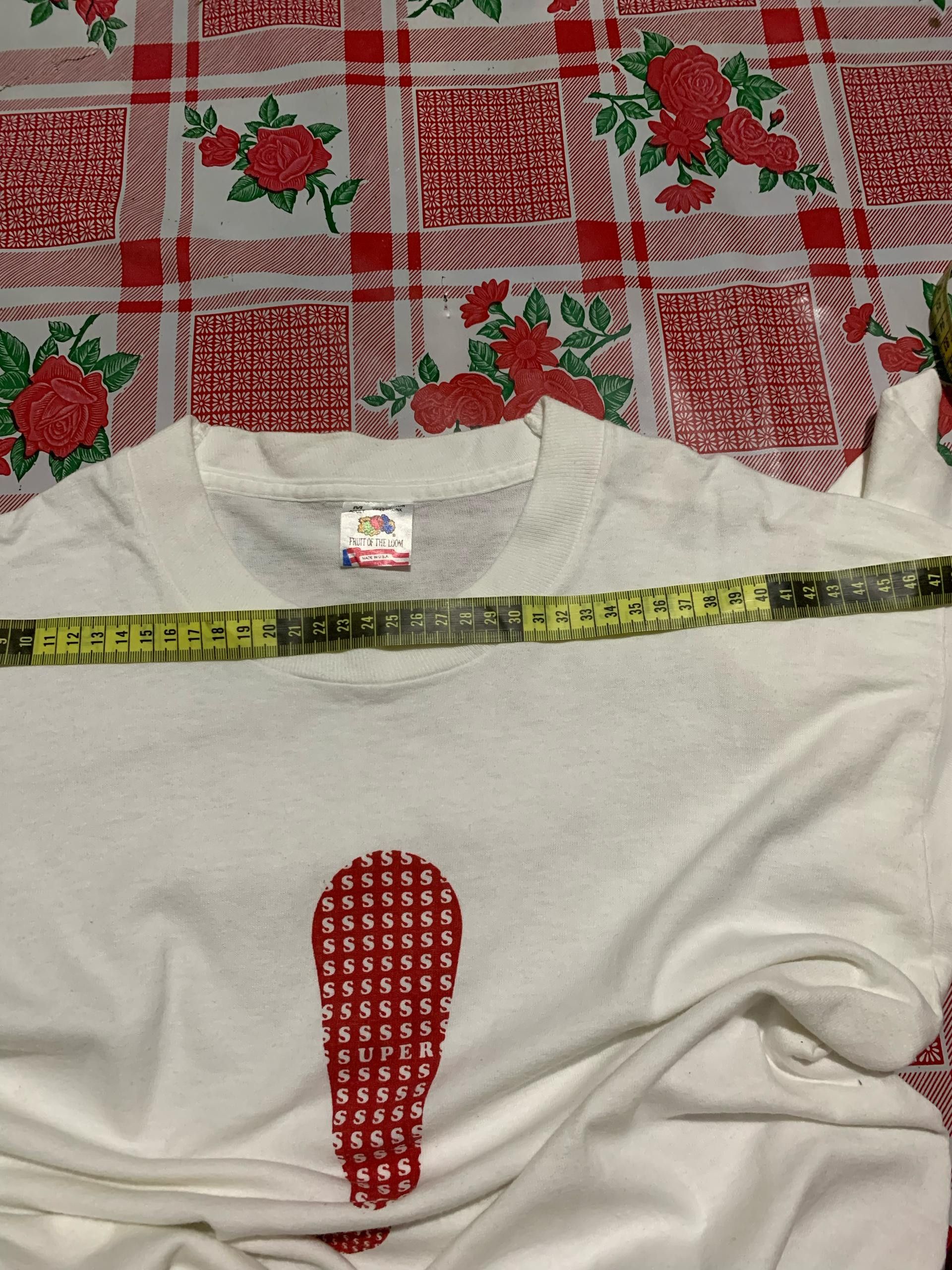Vintage Usa made exclamation mark SUPER SUPERIORS SINGLE STICH Tee Size US L / EU 52-54 / 3 - 5 Thumbnail