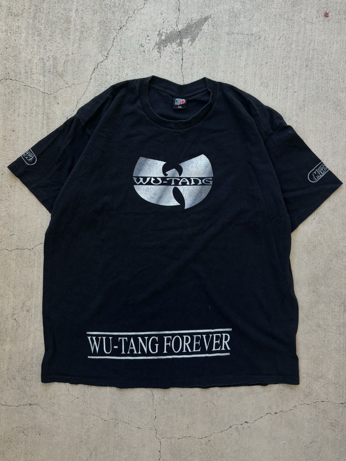 Wu-Tang Clan Vintage 90’s Black Wu Tang Clan Mountain Dew Promo Tee XXL Size US XXL / EU 58 / 5 - 1 Thumbnail