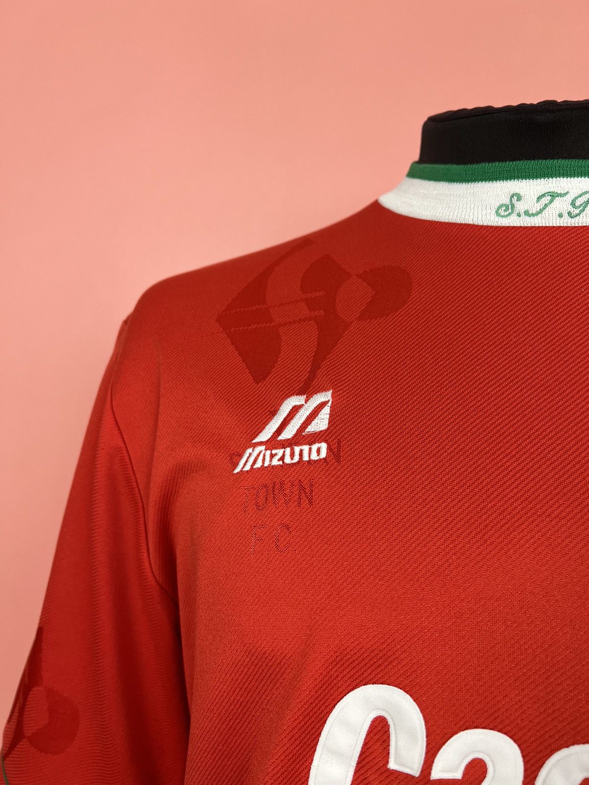 Mizuno × Vintage Mizuno swinoon town football soccer jersey vintage rare VTG Size US L / EU 52-54 / 3 - 3 Thumbnail