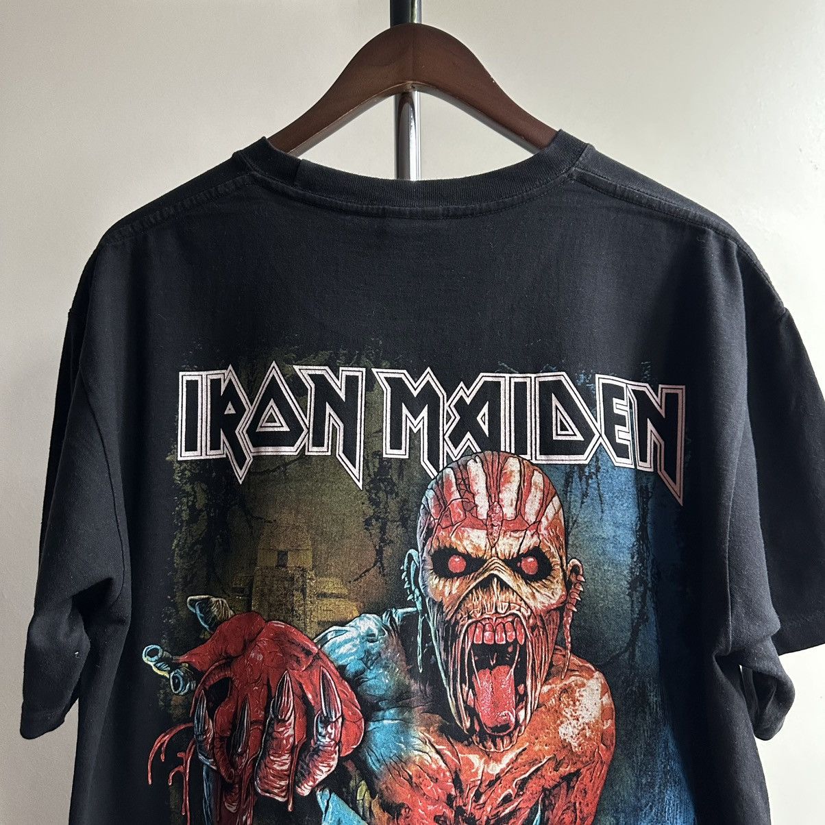 Band Tees × Iron Maiden × Vintage VINTAGE Y2K IRON MAIDEN THE BOOK OF SOULS METAL TEE Size US XL / EU 56 / 4 - 4 Thumbnail