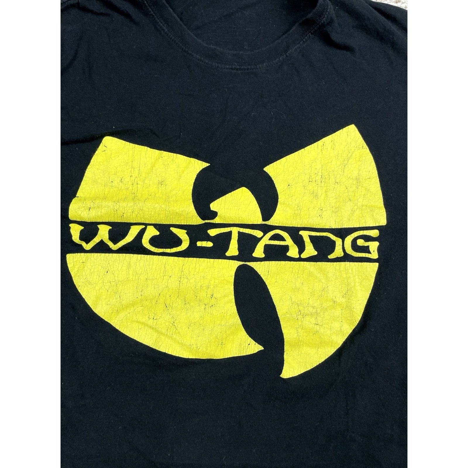 Vintage Wu-Tang Clan T Shirt Small Mens Black Short Sleeve Crew Neck Yellow Graphic Rap 90s Hip Hop Music Shirt Mens Size US S / EU 44-46 / 1 - 4 Thumbnail