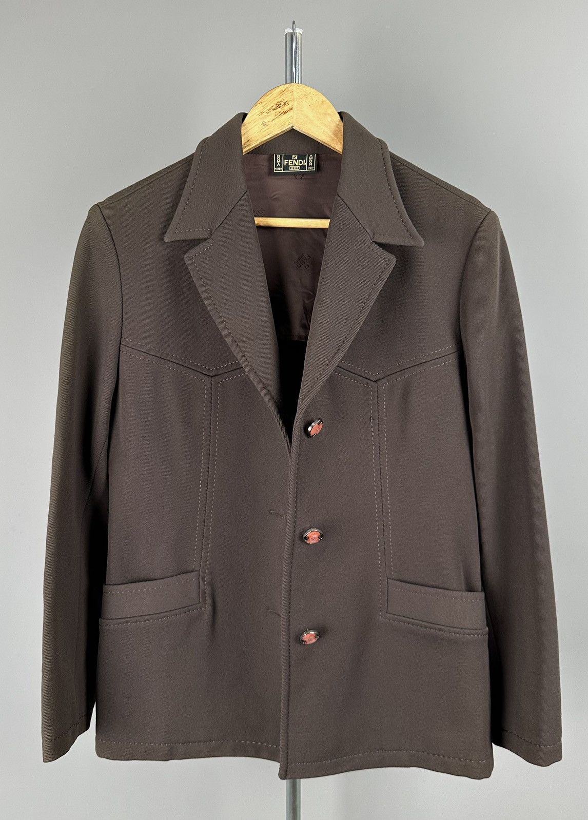 Fendi Fendi - Casual Jacket Button Down Size M / US 6-8 / IT 42-44 - 3 Thumbnail