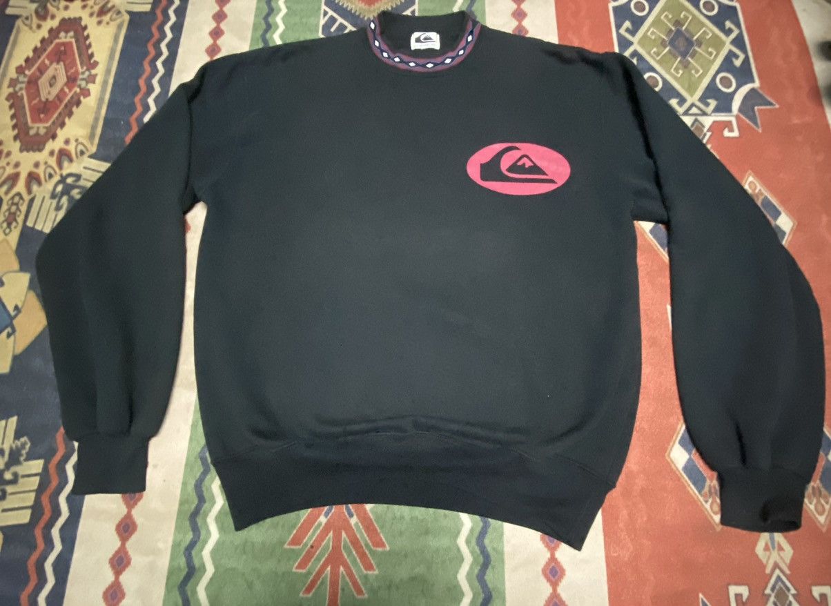Quiksilver 💥VINTAGE 90s QUIKSILVER NAVAJO ART CREWNECK SWEATSHIRT Size US M / EU 48-50 / 2 - 2 Thumbnail