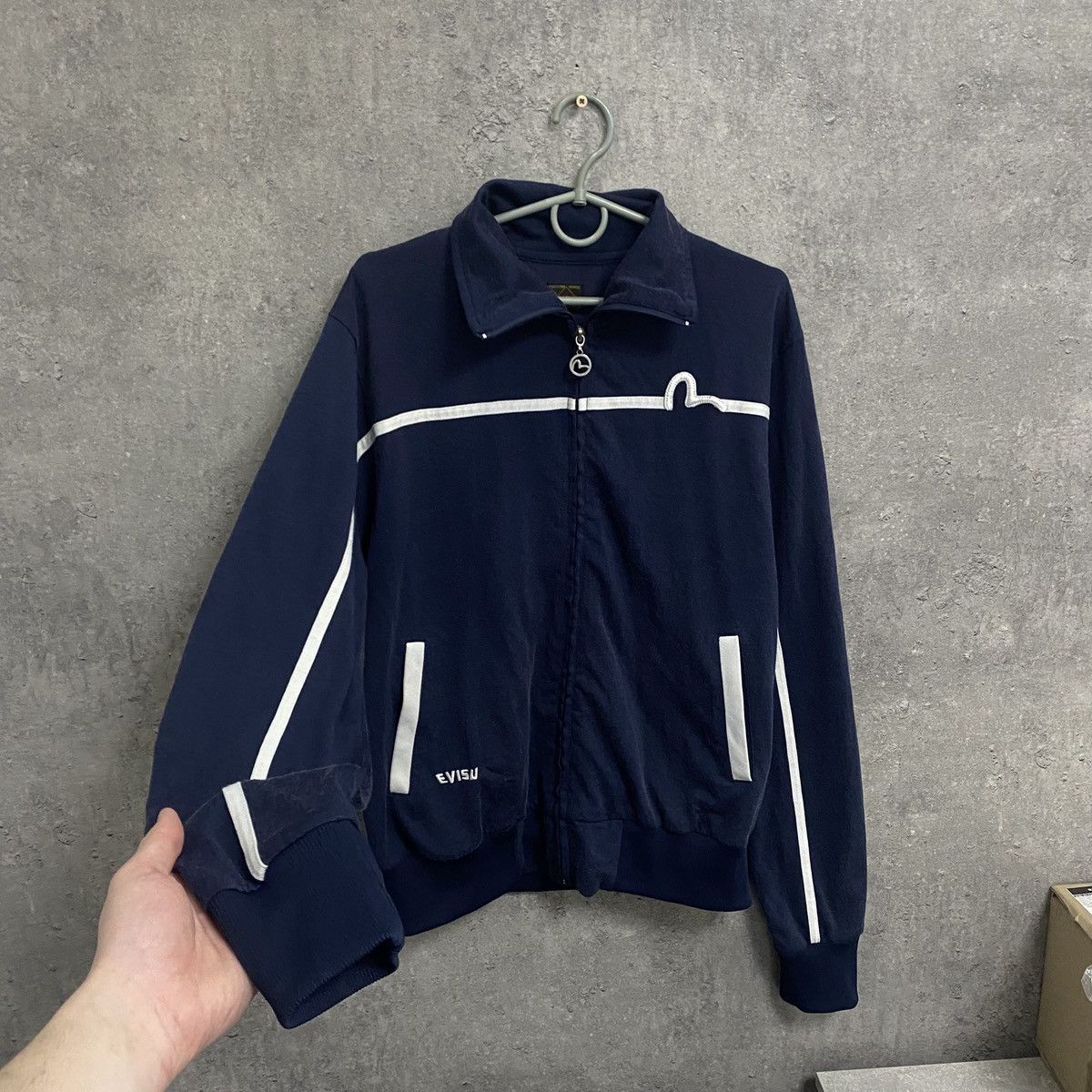 Evisu Vintage Evisu Full Zip Hoodie Big Logo Size US L / EU 52-54 / 3 - 2 Thumbnail