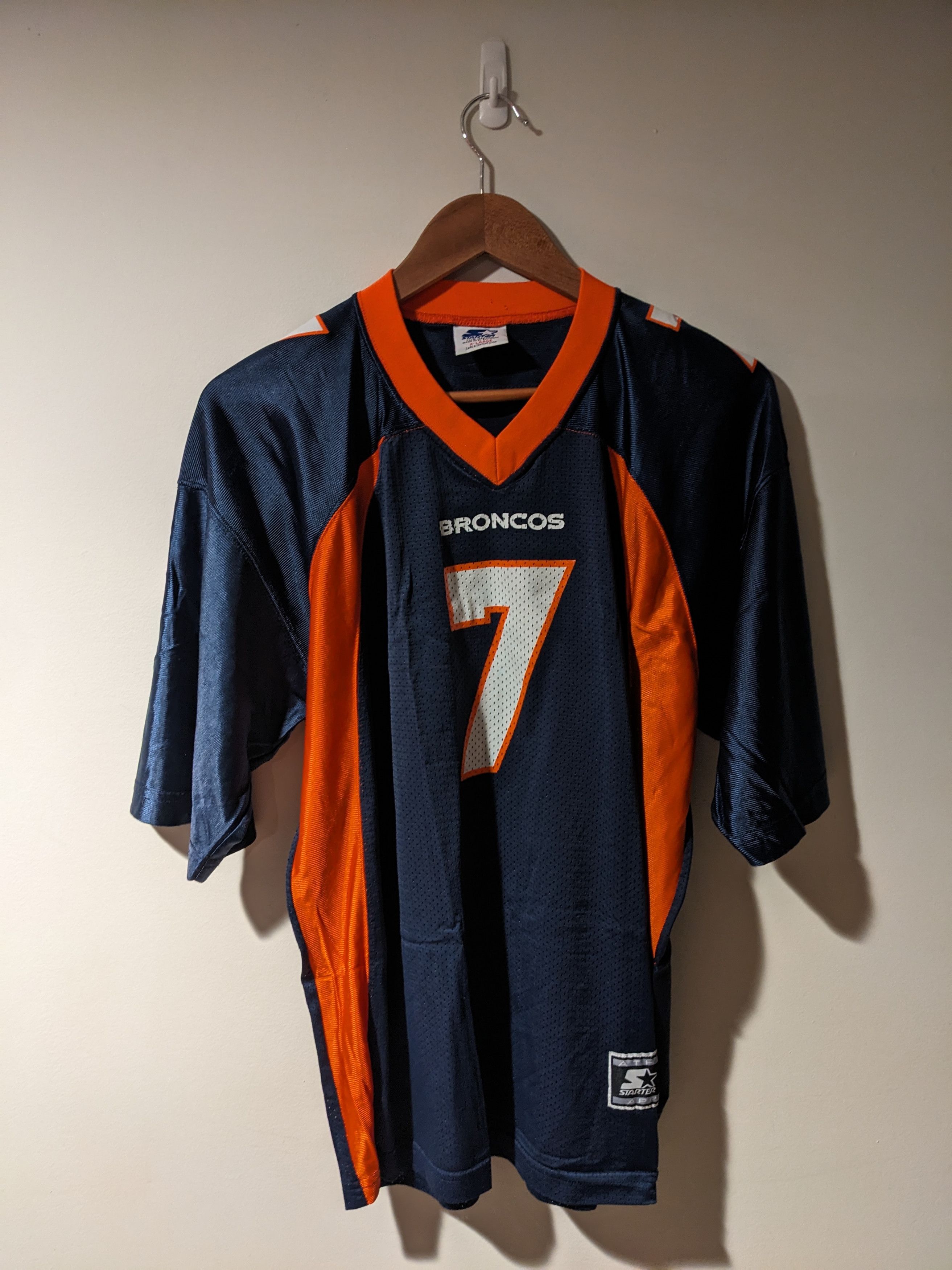 NFL × Vintage Vintage 1998 Denver Broncos John Elway Boys X-Large Jersey Size US S / EU 44-46 / 1 - 4 Thumbnail