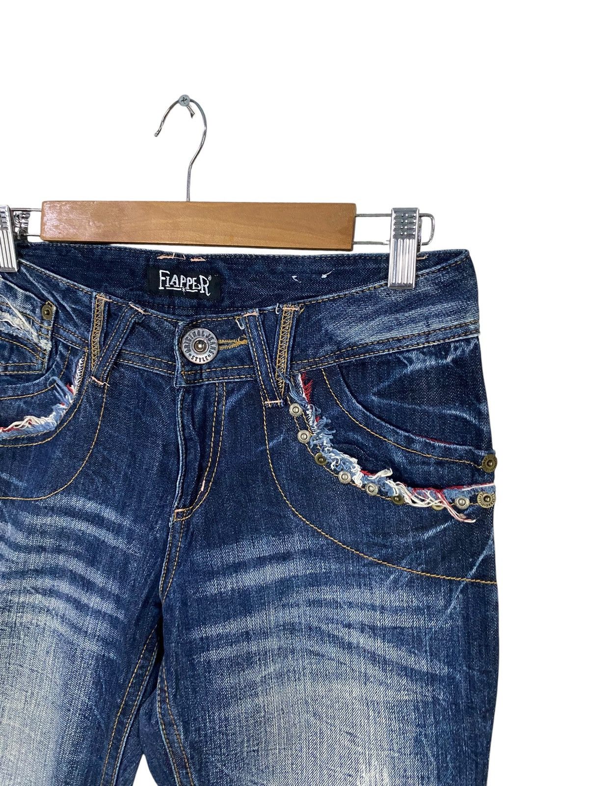 Seditionaries Fiapper punk gothic flared denim very rare Size US 30 / EU 46 - 6 Thumbnail